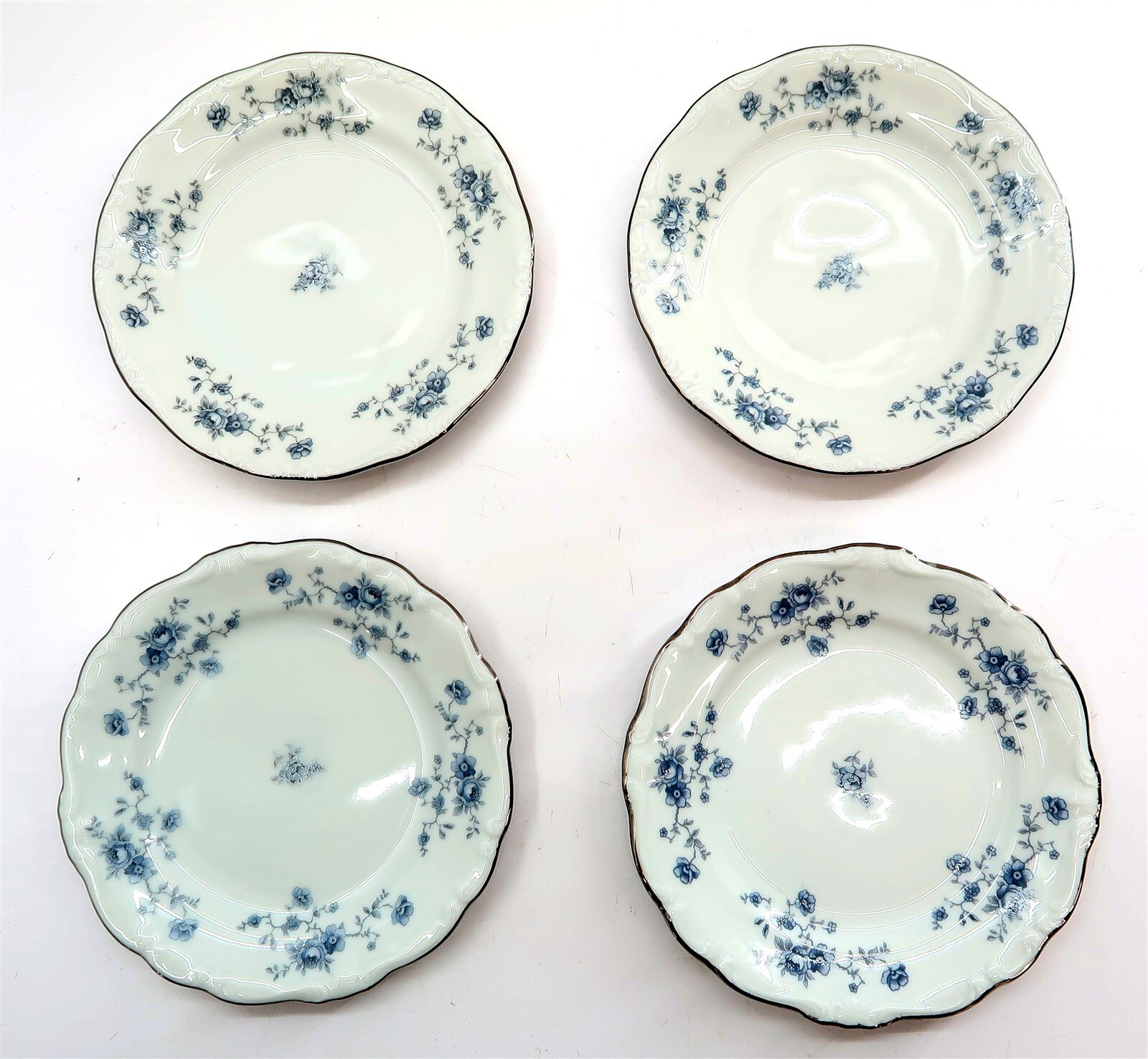 x4 Johann Haviland BLUE GARLAND 6.25