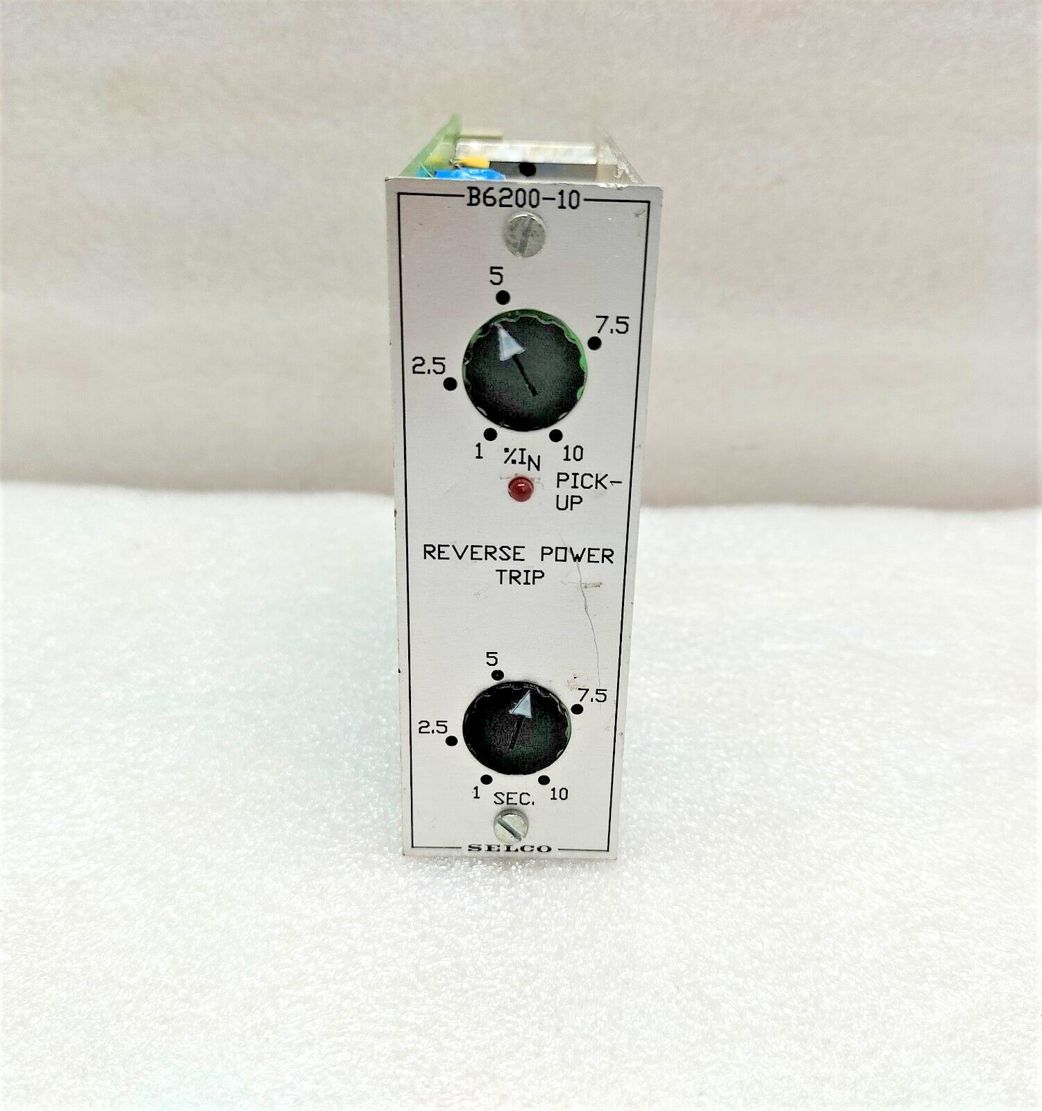 SELCO B6300-10 CURRENT TIMER UNIT-NESELCO REVERSE POWER 601B6200-10 SELCO B6300-10 CURRENT TIMER UNIT-NESELCO REVERSE POWER 601B6200-10