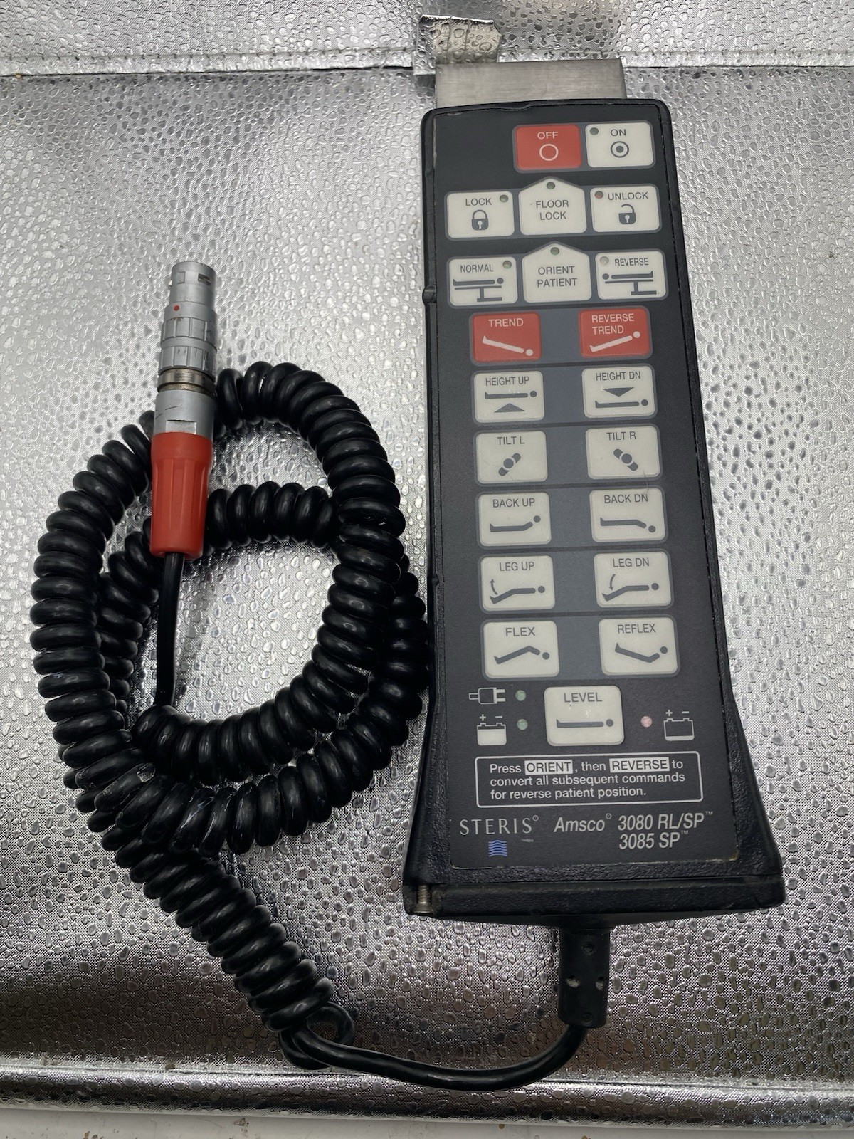 Steris Amsco 3080 RL/SP 3085 SP Surgical Hand Control Remote Controller UNTESTED Steris Amsco 3080 RL/SP 3085 SP Surgical Hand Control Remote Controller UNTESTED