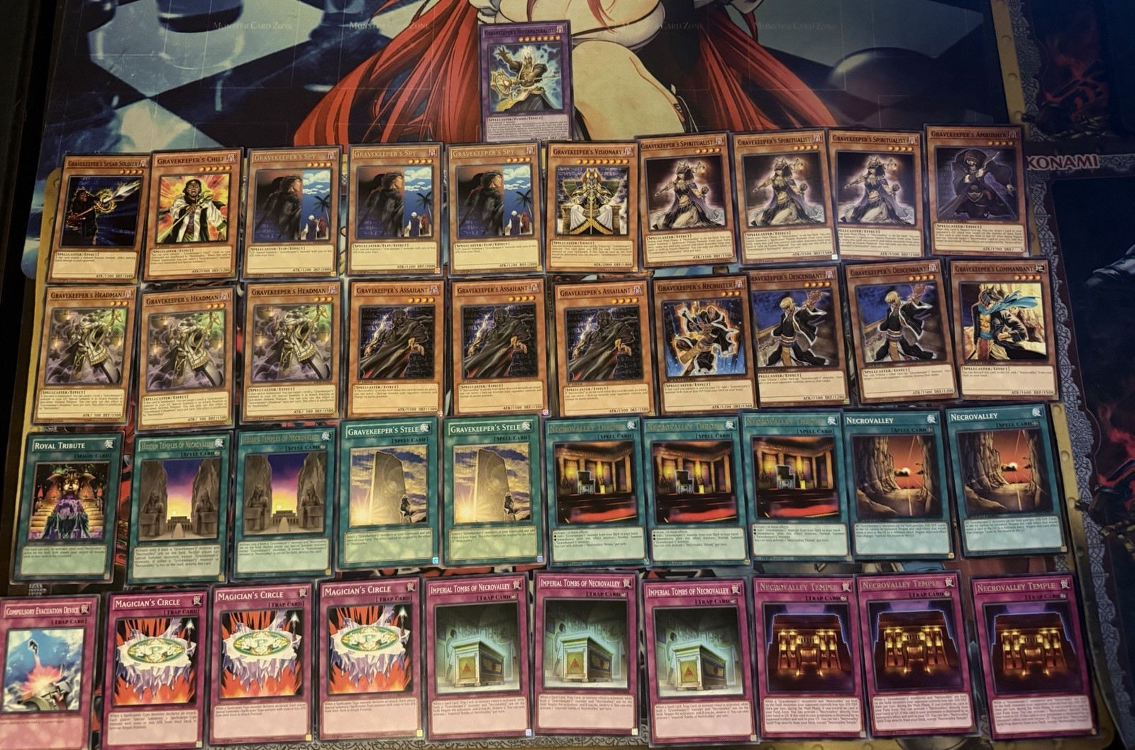 Yugioh Gravekeeper’s Deck W/ Extra Deck + Bonus
