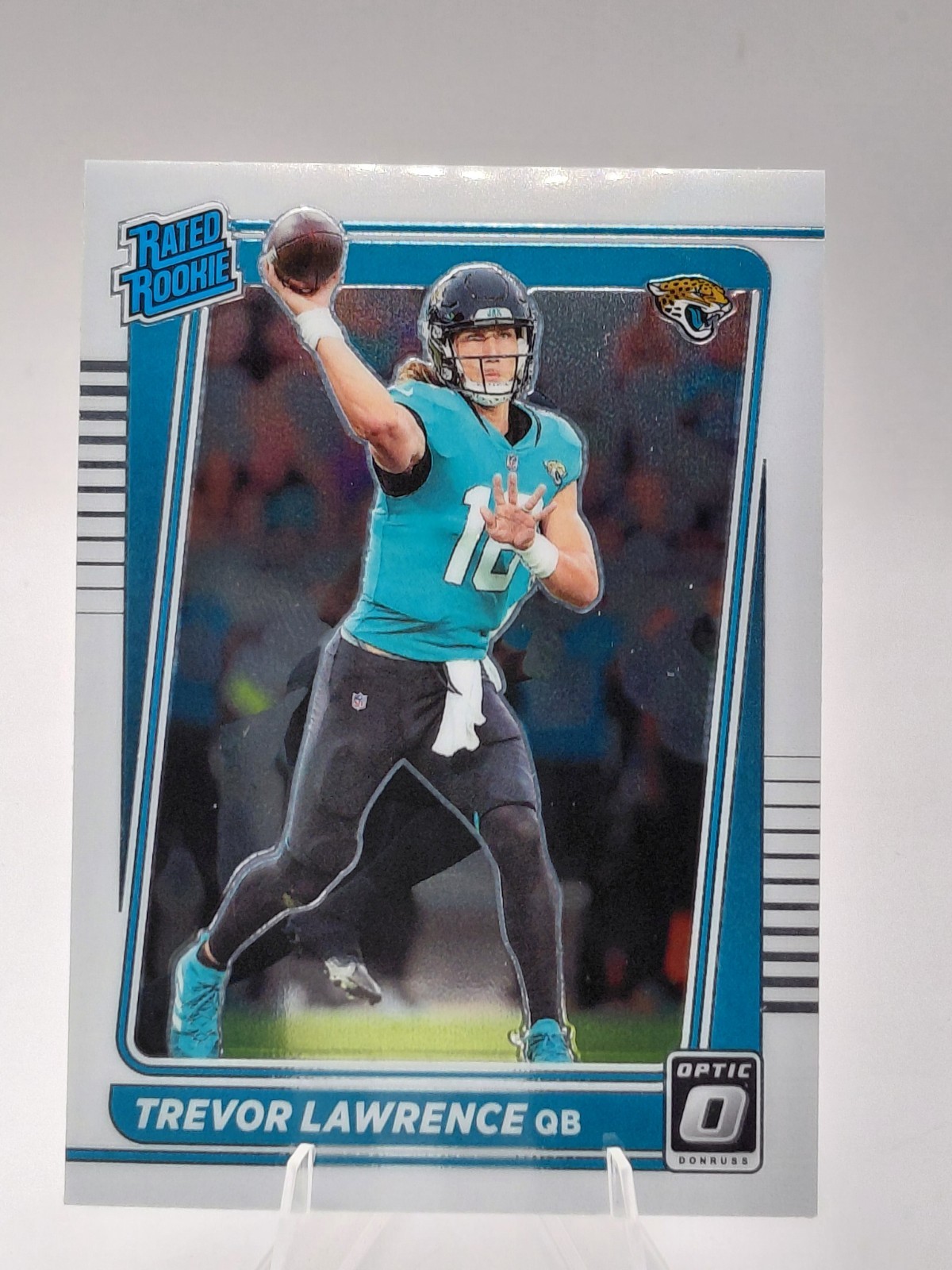 2021 Donruss Optic Trevor Lawrence Base Rated Rookie #201 RC Jaguars 2021 Donruss Optic Trevor Lawrence Base Rated Rookie #201 RC Jaguars
