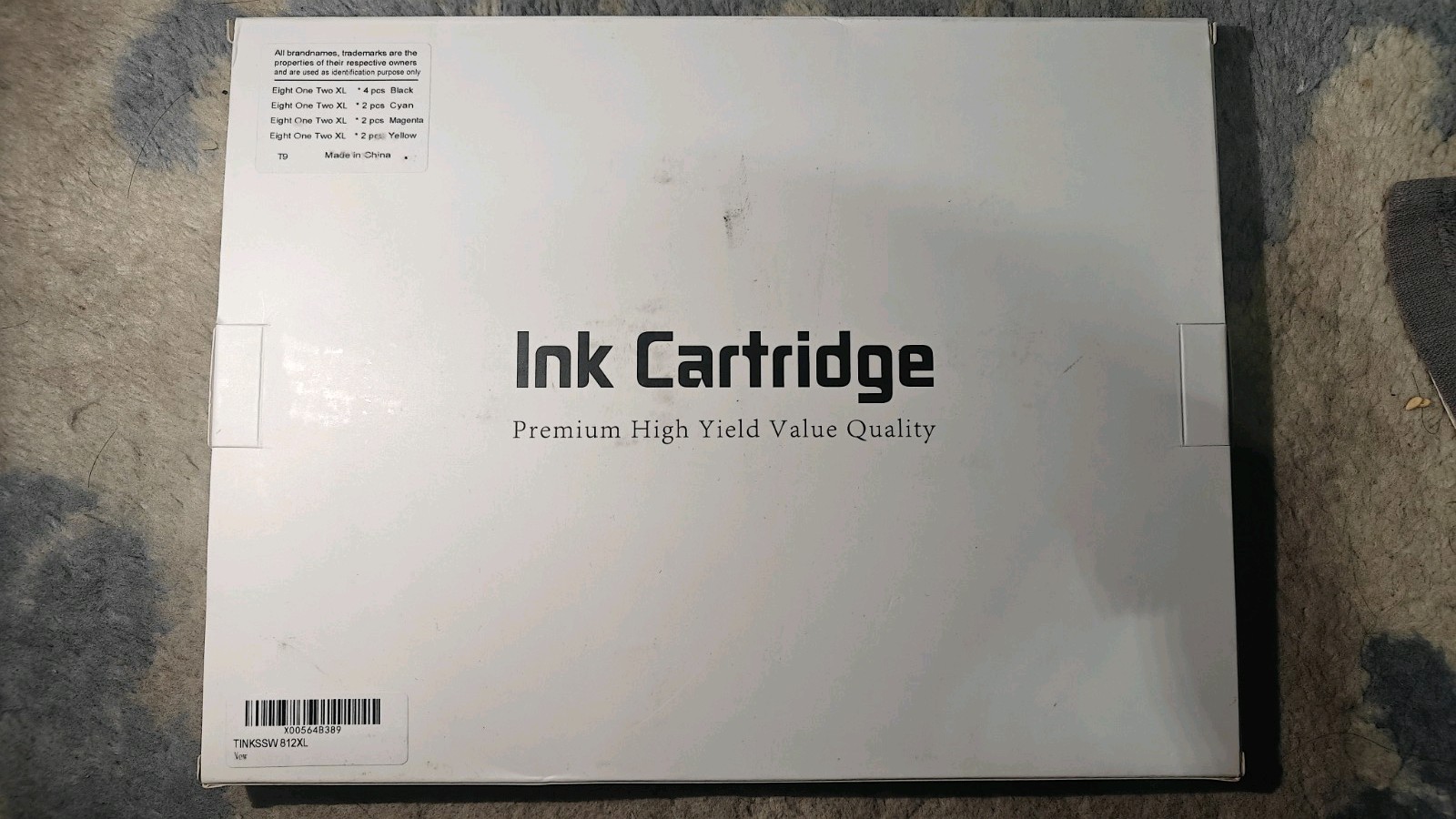 (10Pcs) 812XL Ink Cartridges Compatible with Epson 812XL T812XL NEE SEALED (10Pcs) 812XL Ink Cartridges Compatible with Epson 812XL T812XL NEE SEALED