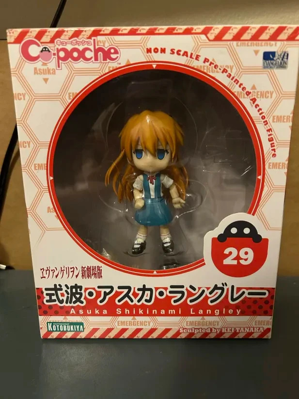 Kotobukiya Evangelion Asuka Langley Cu-Poche #29 Chibi Action Figure Kotobukiya Evangelion Asuka Langley Cu-Poche #29 Chibi Action Figure