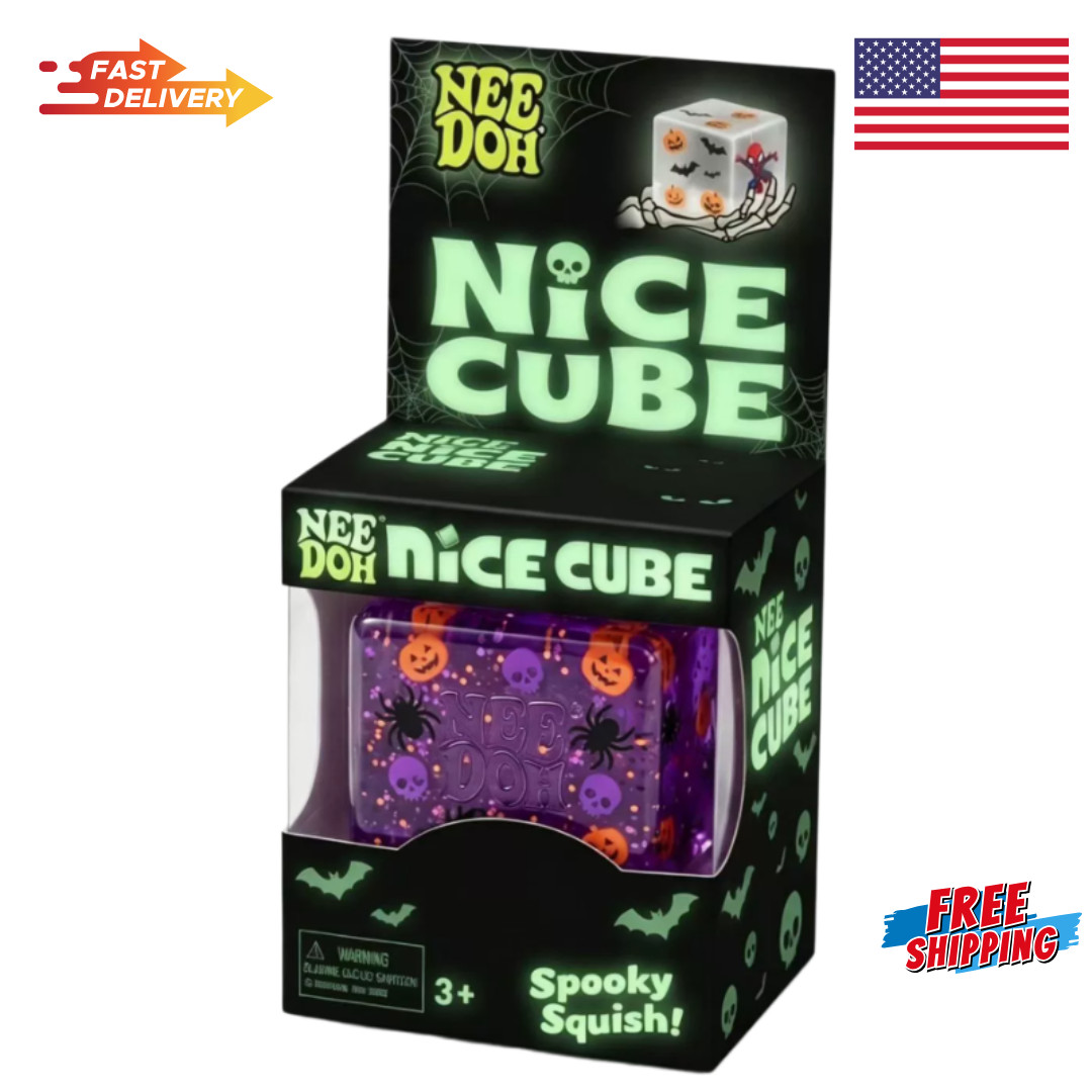 Nee-Doh-Halloween Nice Cube , Spooky Squish Schyling Halloween Squishy