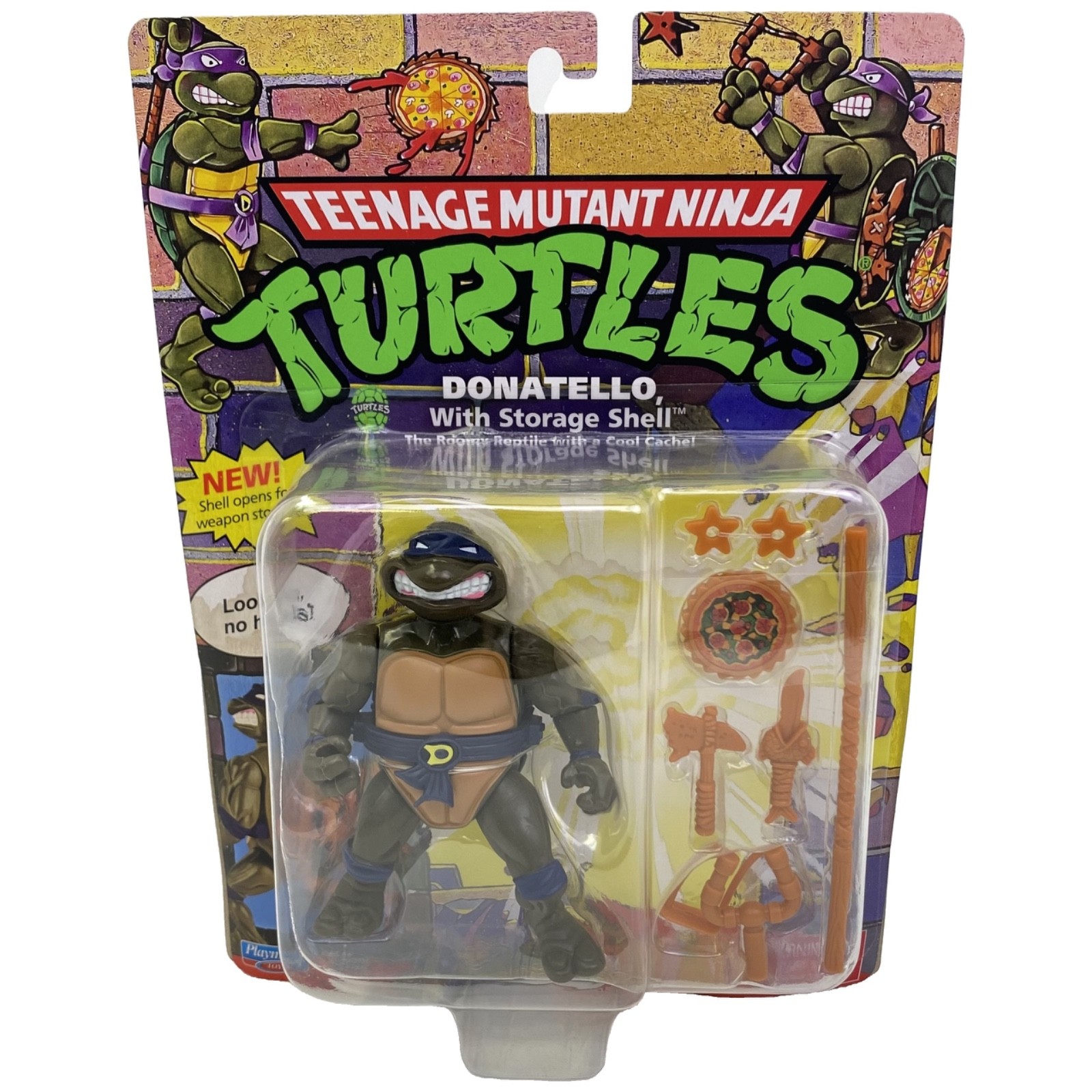 Teenage Mutant Ninja Turtles Retro Storage Shell Donatello Figure 2022 Playmates