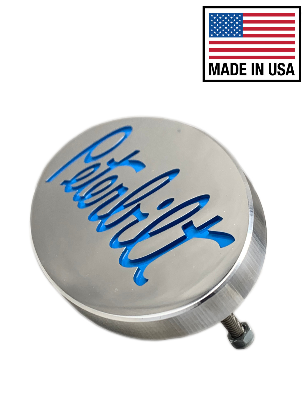 Custom made for Peterbilt Logo Name Emblem CNC Aluminum Genuine OEM size & fit