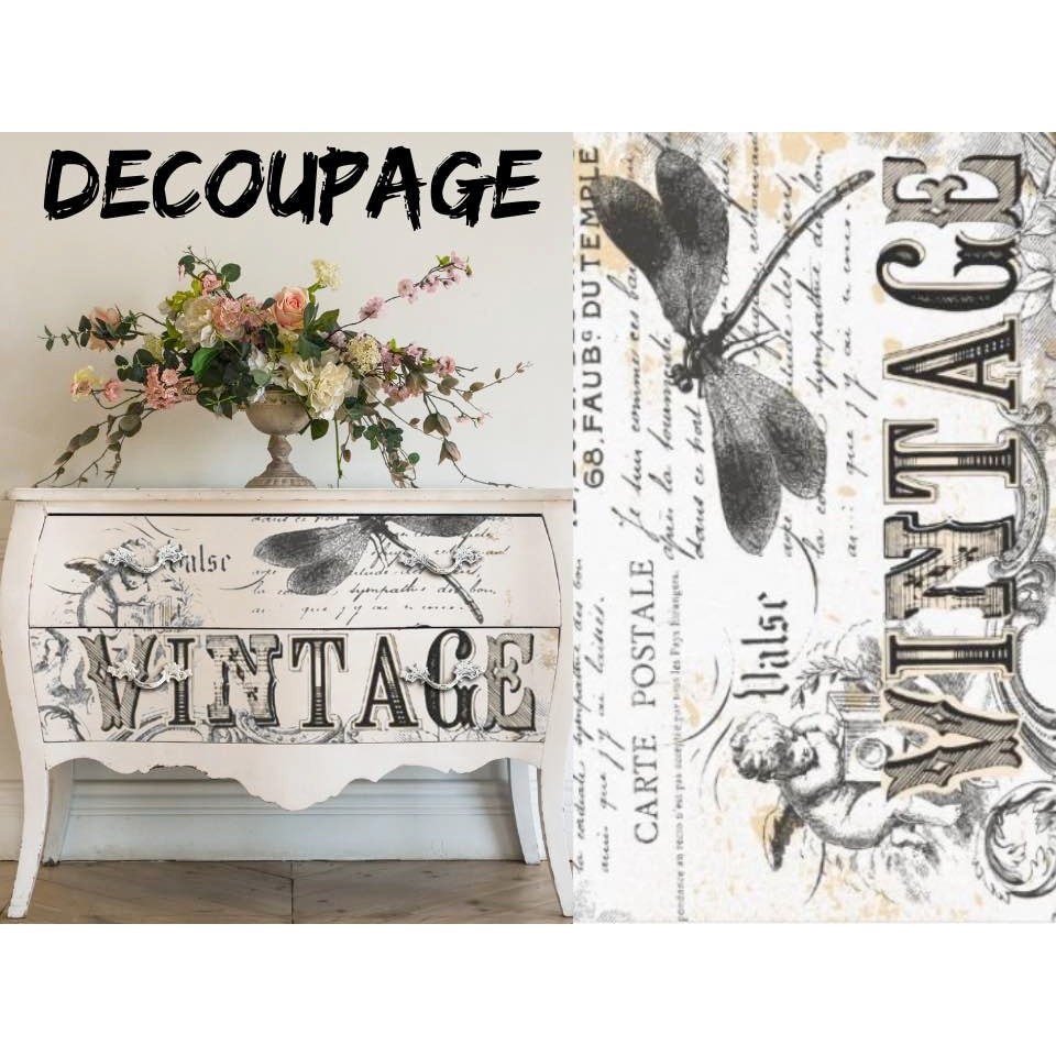 Vintage Decoupage Paper (20\