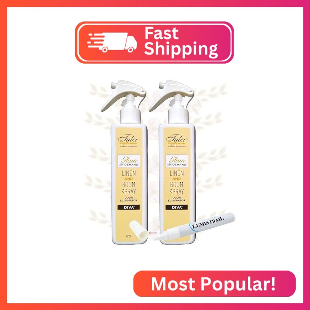 Tyler Glam on Demand - Diva Scent Linen and Room Spray 2 Pack - Air Freshener an