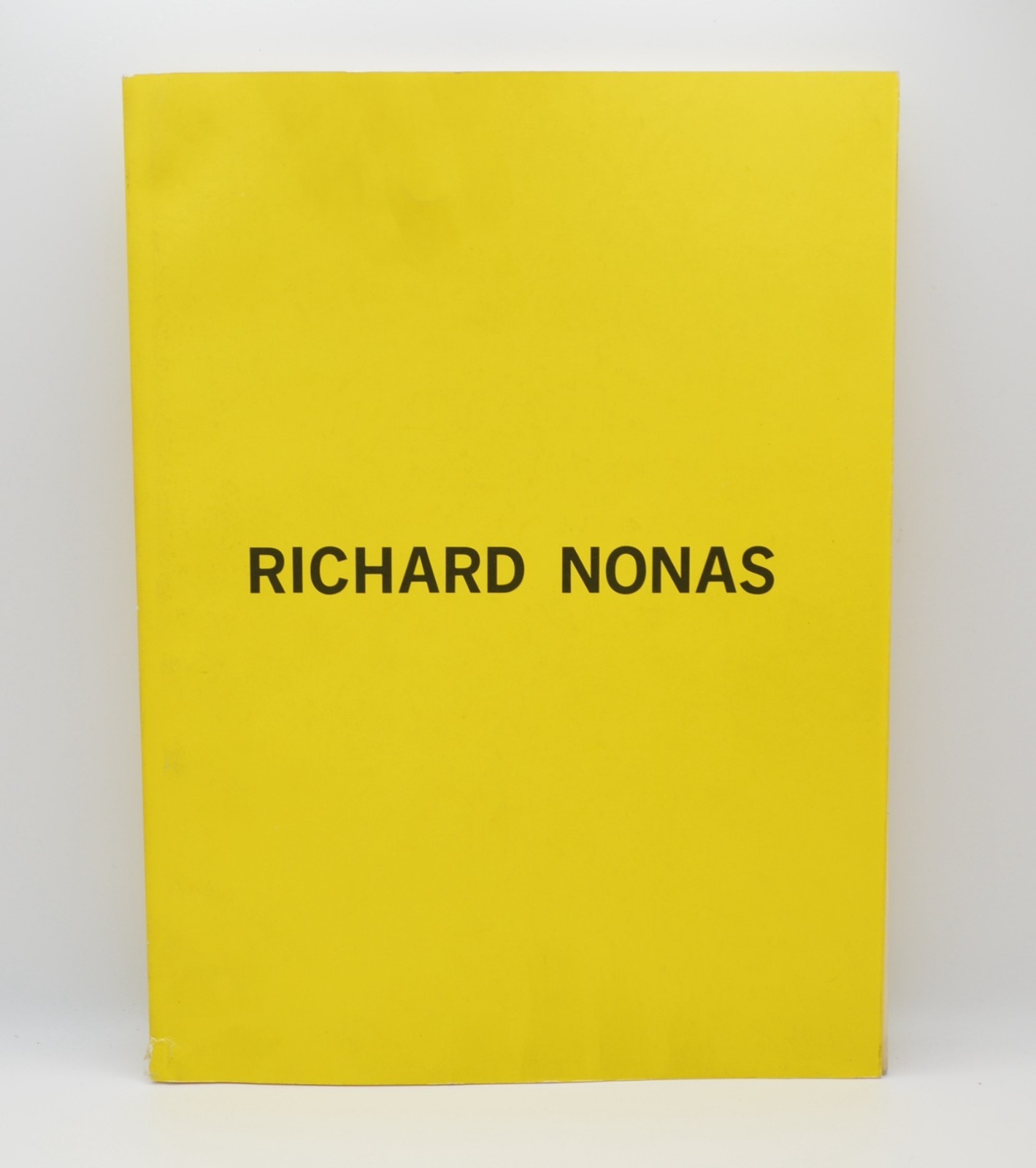 Richard Nonas, Person\'s Weekend Museum, Exhibition Catalog, Tokyo, 1992, Scarce