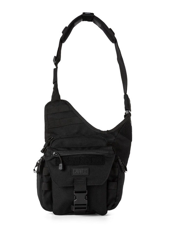5.11 Tactical Push Pack 6L Black Nylon Messenger Sling Bag
