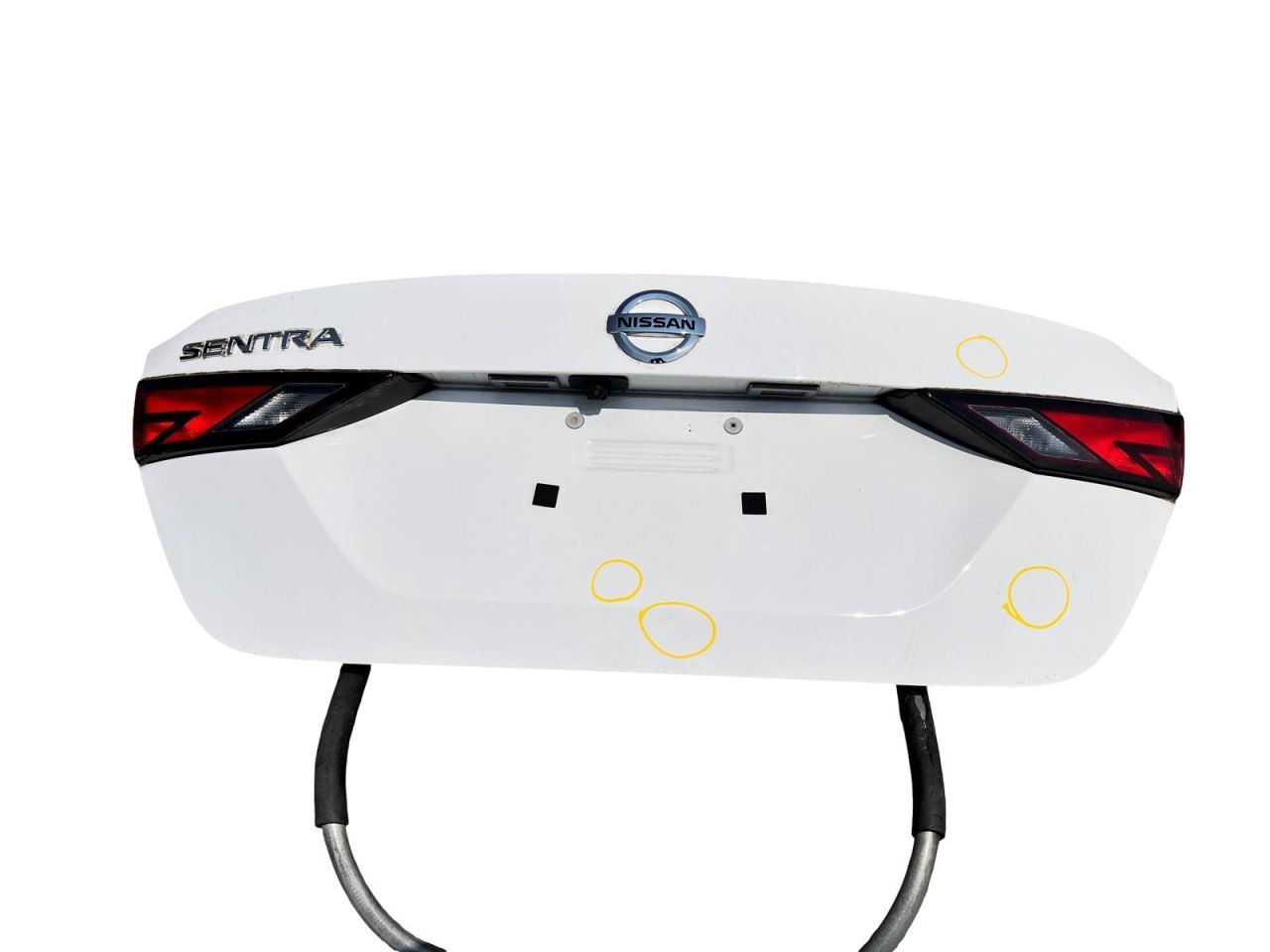 2020-2025 Nissan Sentra Deck Lid OEM Dented And Scratches White