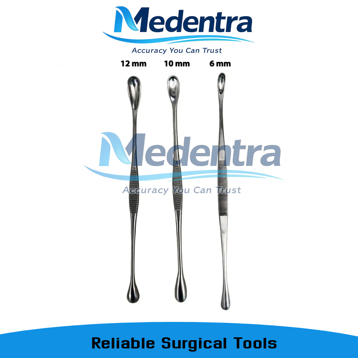 Gallstone Scoop Set Of 3Pcs Universal Surgical Instruments Gallstone Scoop Set Of 3Pcs Universal Surgical Instruments