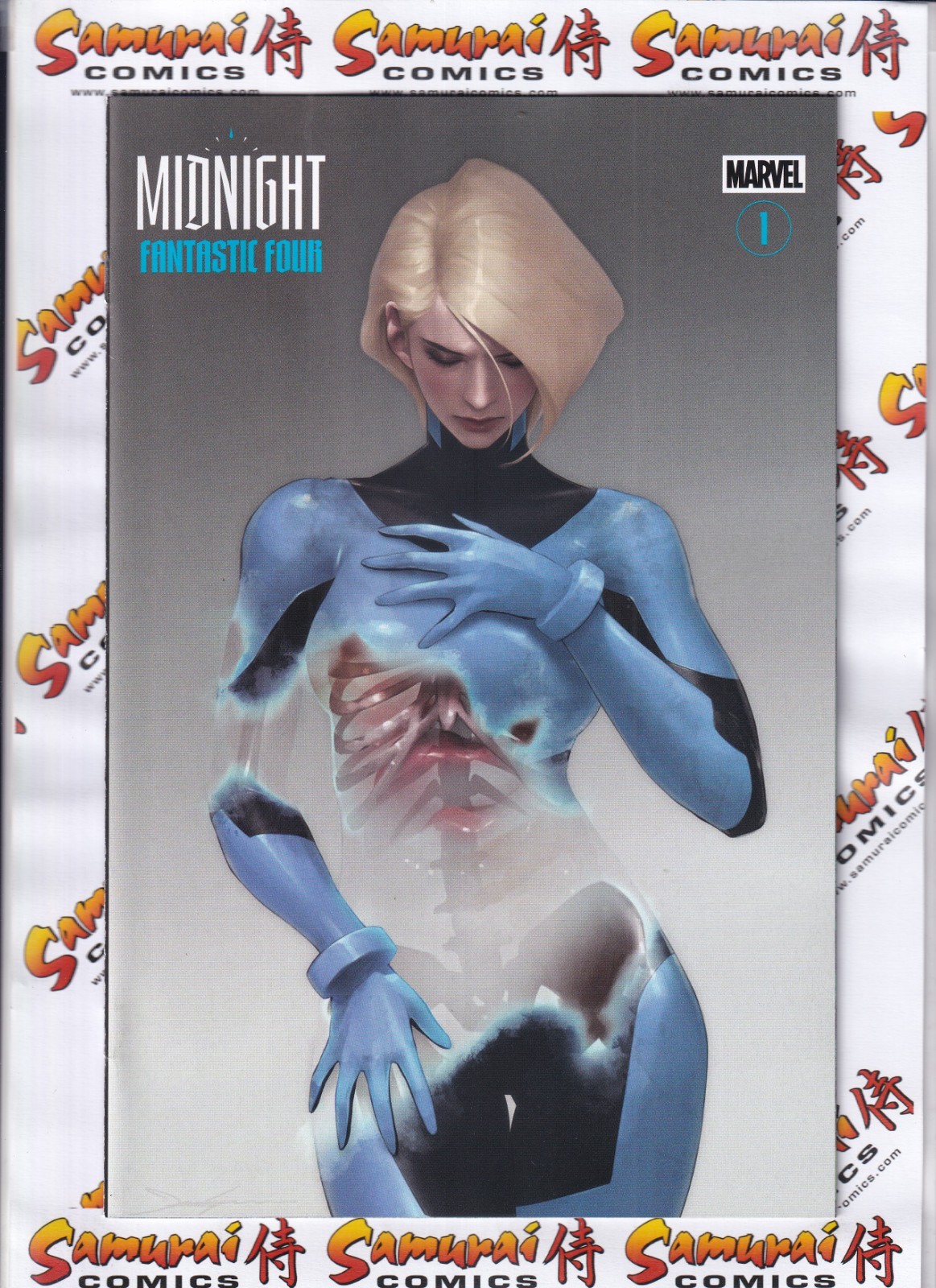 Midnight Fantastic Four #1 1:25 Jeehyung Lee Midnight Gallery Var Actual Scans