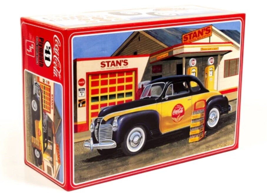 AMT Coca-Cola ‘41 Plymouth Coupe 1:25 Scale Model Kit CLEARANCE PRICED
