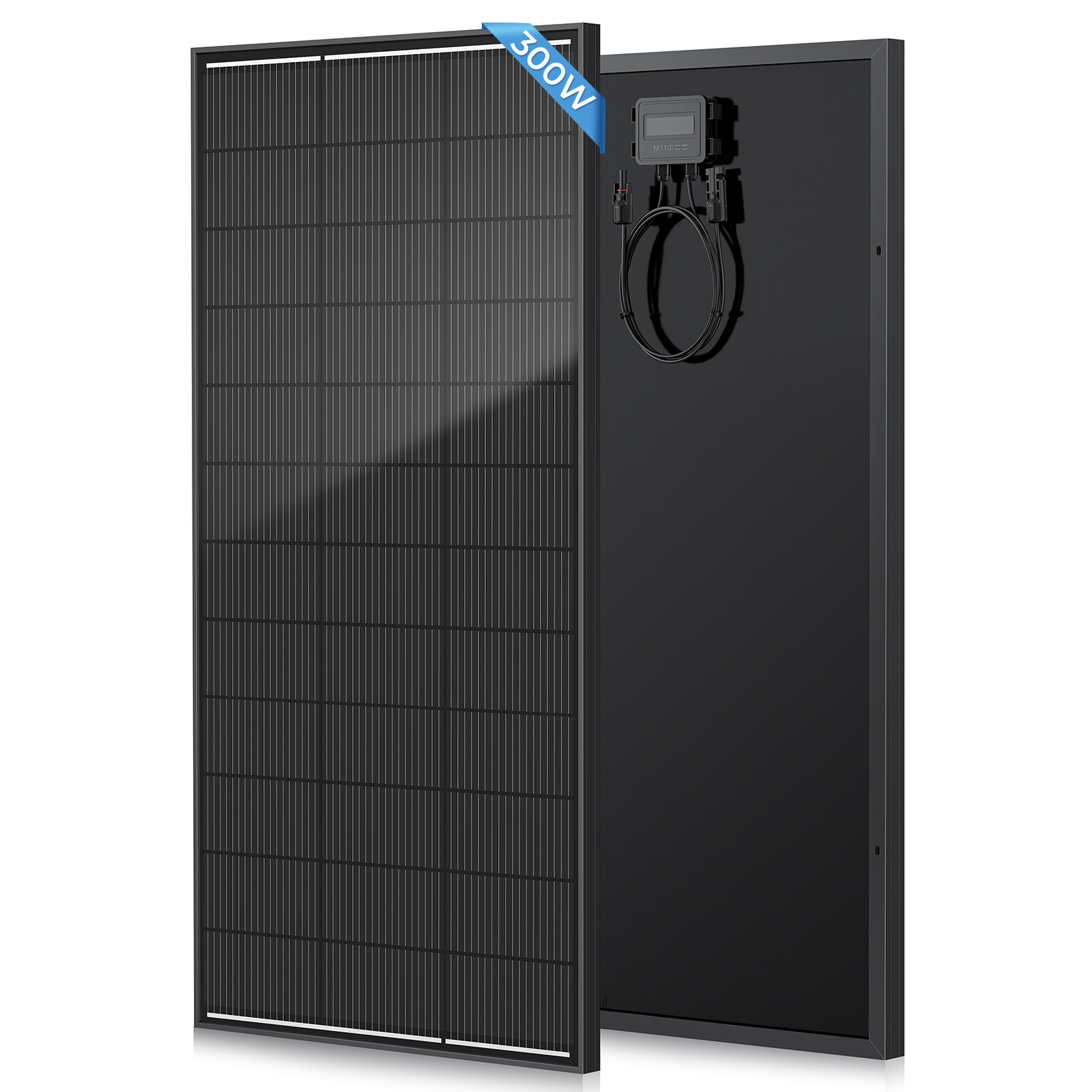12V 300W 600W 1800W Watt Solar Panel High Efficiency N-Type 18BB Black RV Home