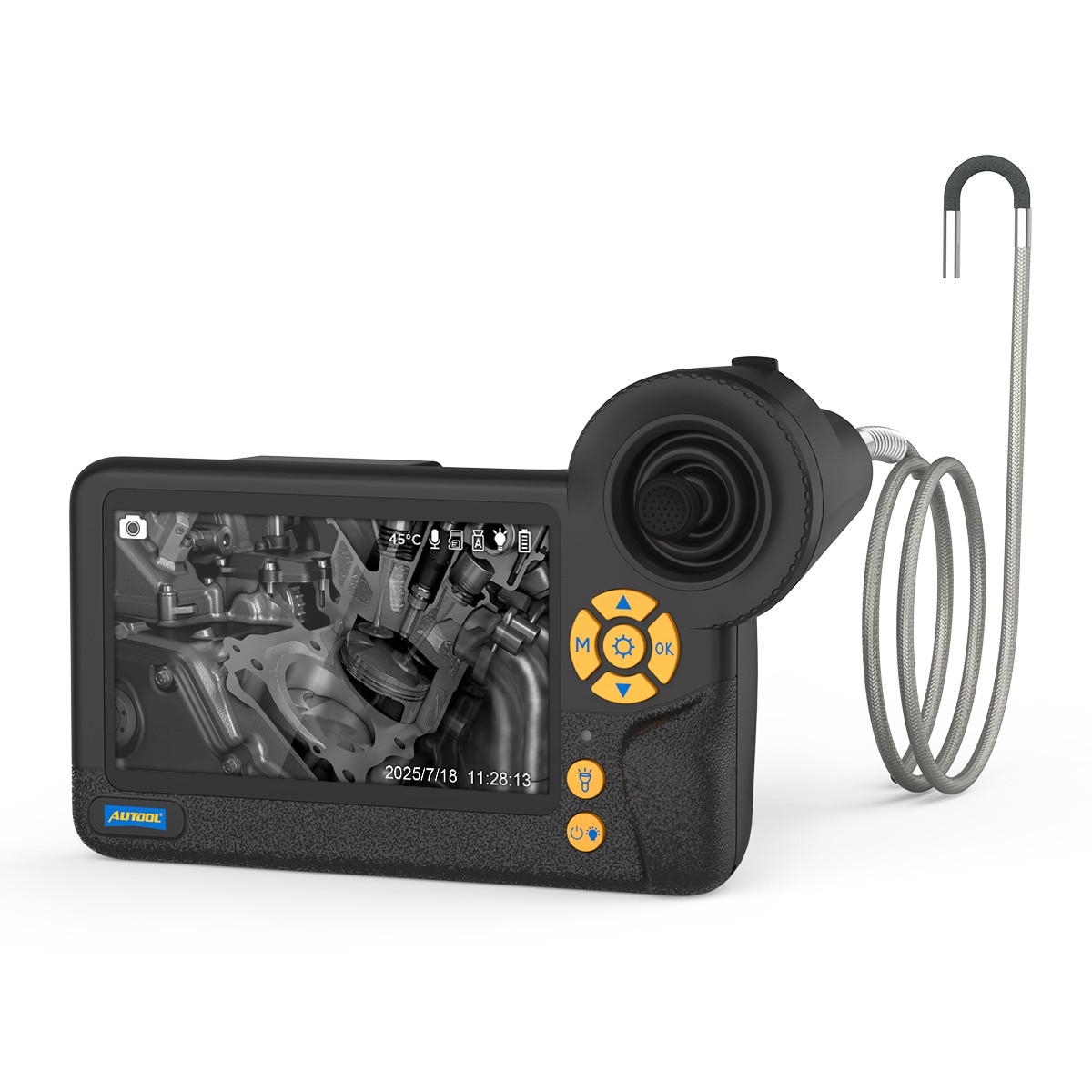 4-Way 360° Endoscope Camera 4.3\