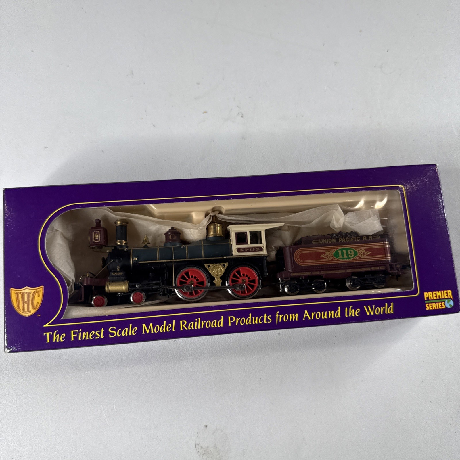 Vintage Bachmann Union Pacific 119 4-4-0 American Old Timer Steam Beautiful Vintage Bachmann Union Pacific 119 4-4-0 American Old Timer Steam Beautiful