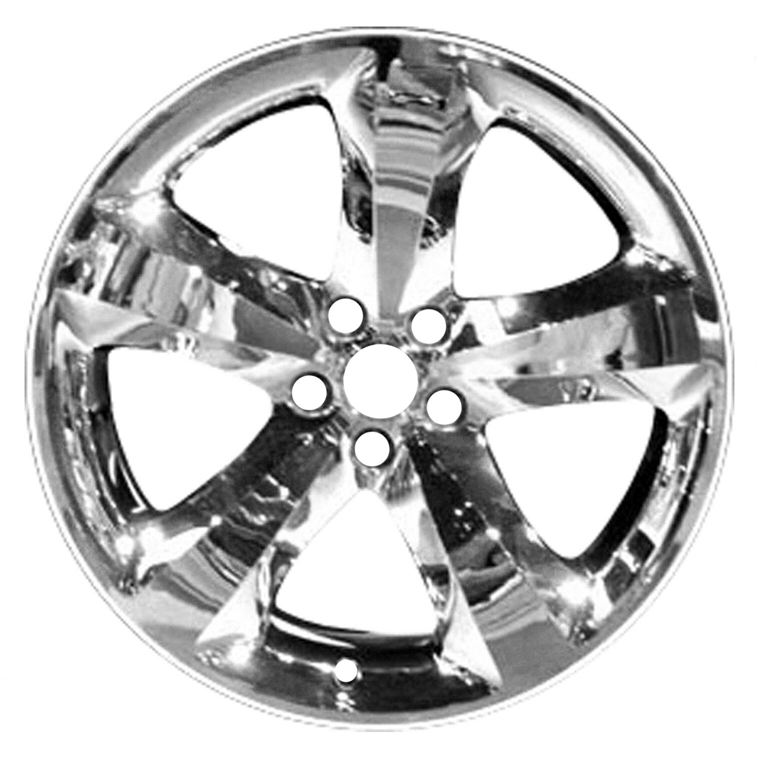 New Cladded Chrome Aluminum Wheel 20 x 8 5 Spoke Style