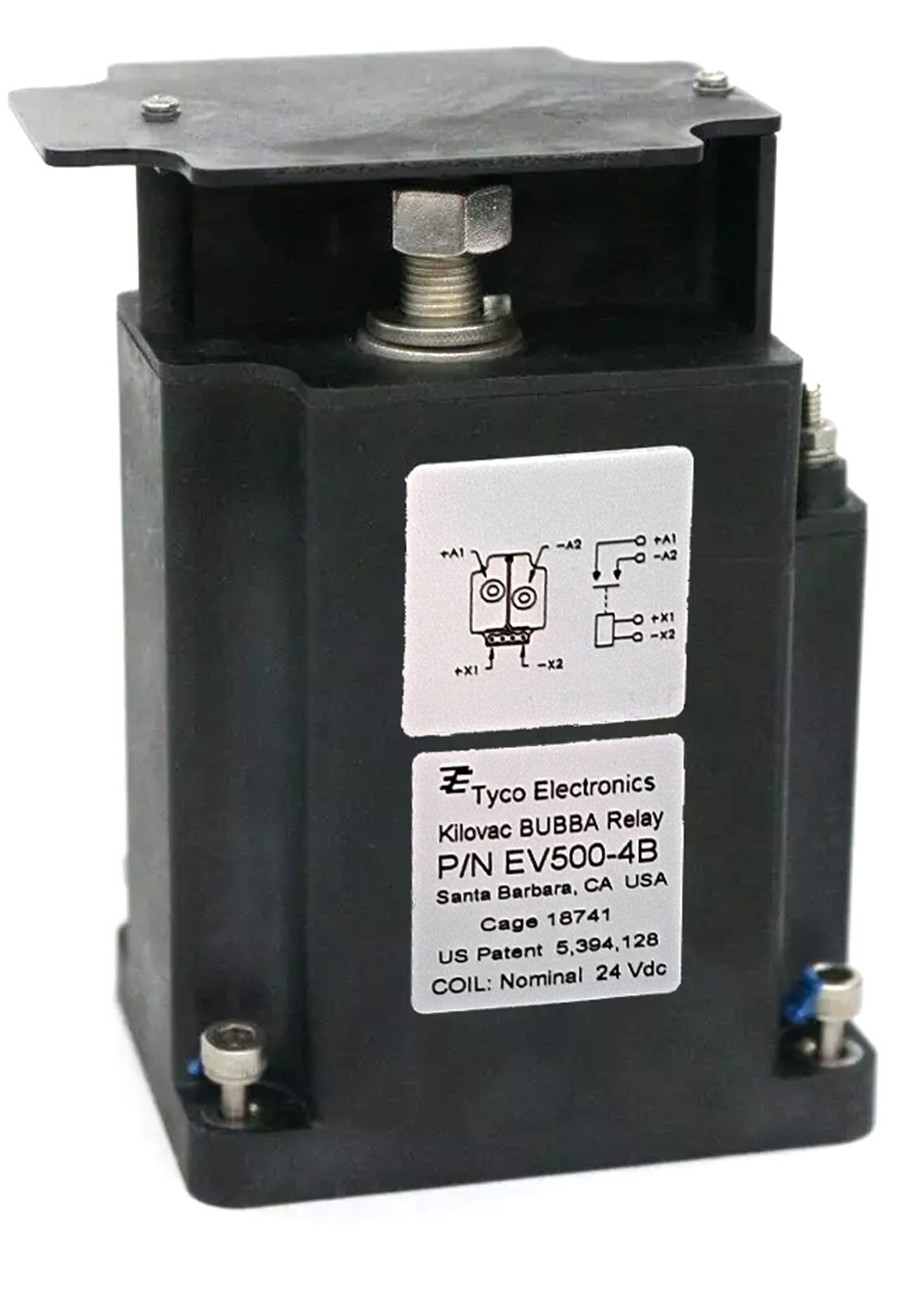 New Tyco Electronics TE EV500-4B Kilovac Bubba Relay Module 24VDC Unit Made USA New Tyco Electronics TE EV500-4B Kilovac Bubba Relay Module 24VDC Unit Made USA