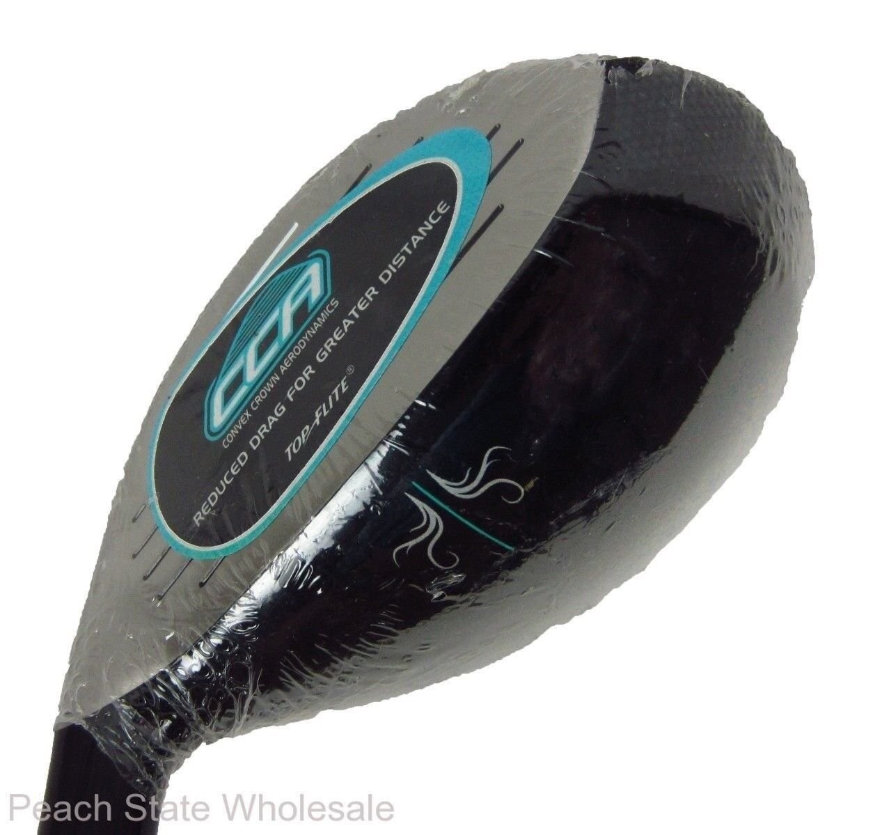 Top Flite Pro Launch Aero 3 Wood 65 L Golf Club Teal/Blk/Wht Lady Right