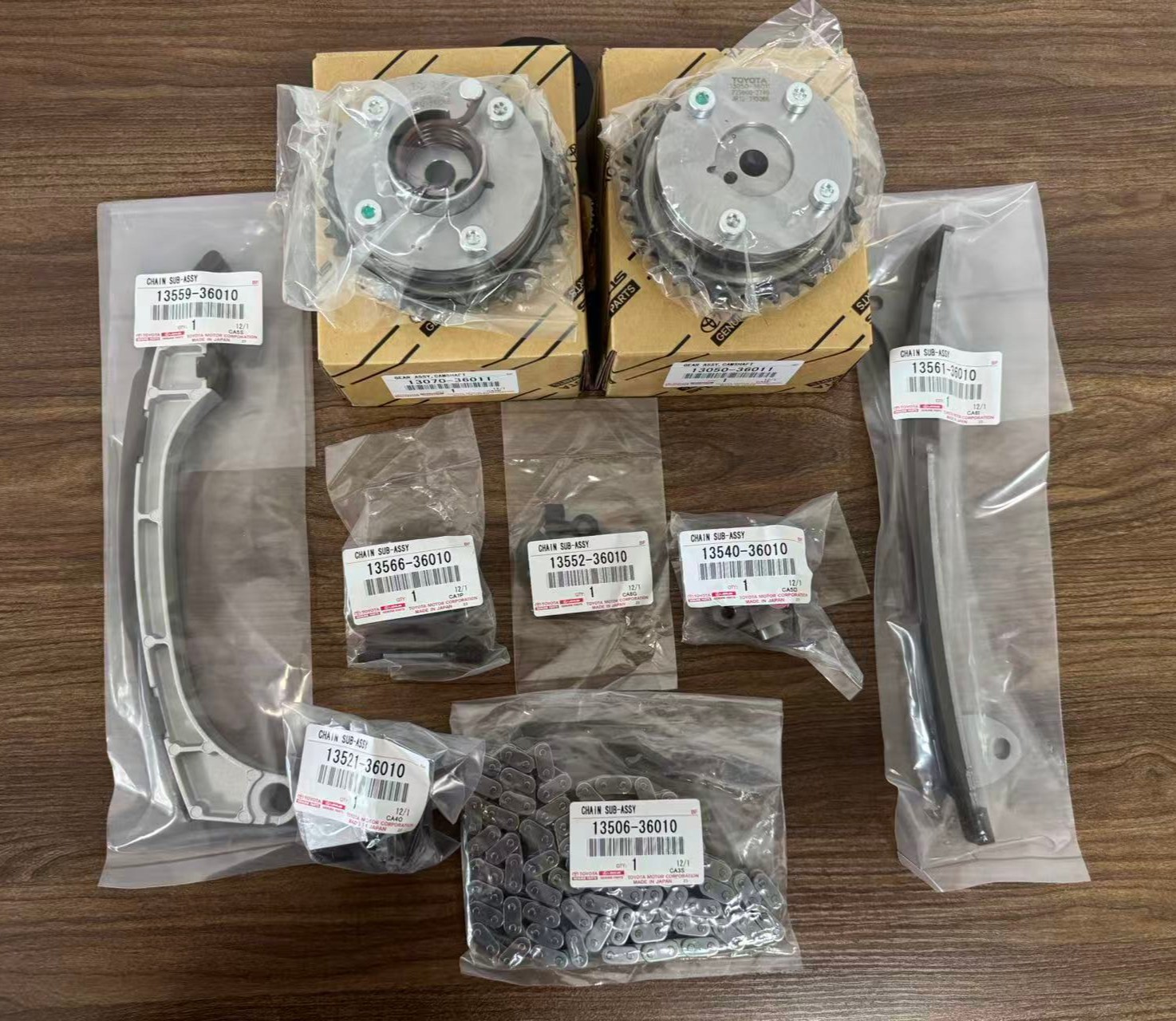Camshaft Timing Chain Kit For Toyota Camry Rav4 Highlander 1ARFE 2ARFE Engine