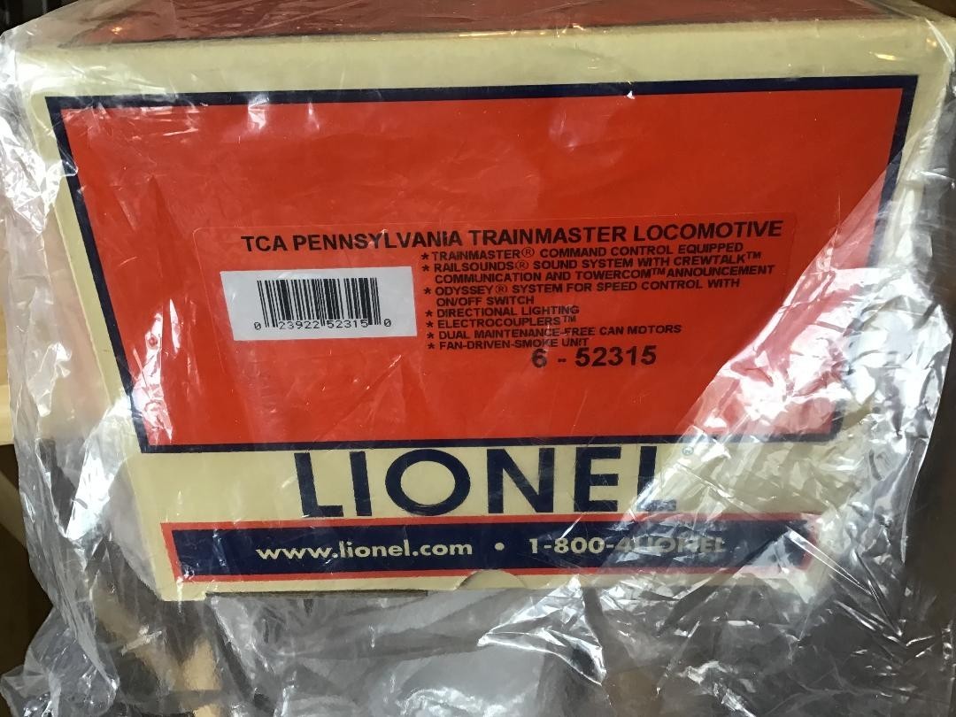 Lionel 6-52315 TCA PENNSYLVANIA FM NEW NEVER OPENED Lionel 6-52315 TCA PENNSYLVANIA FM NEW NEVER OPENED