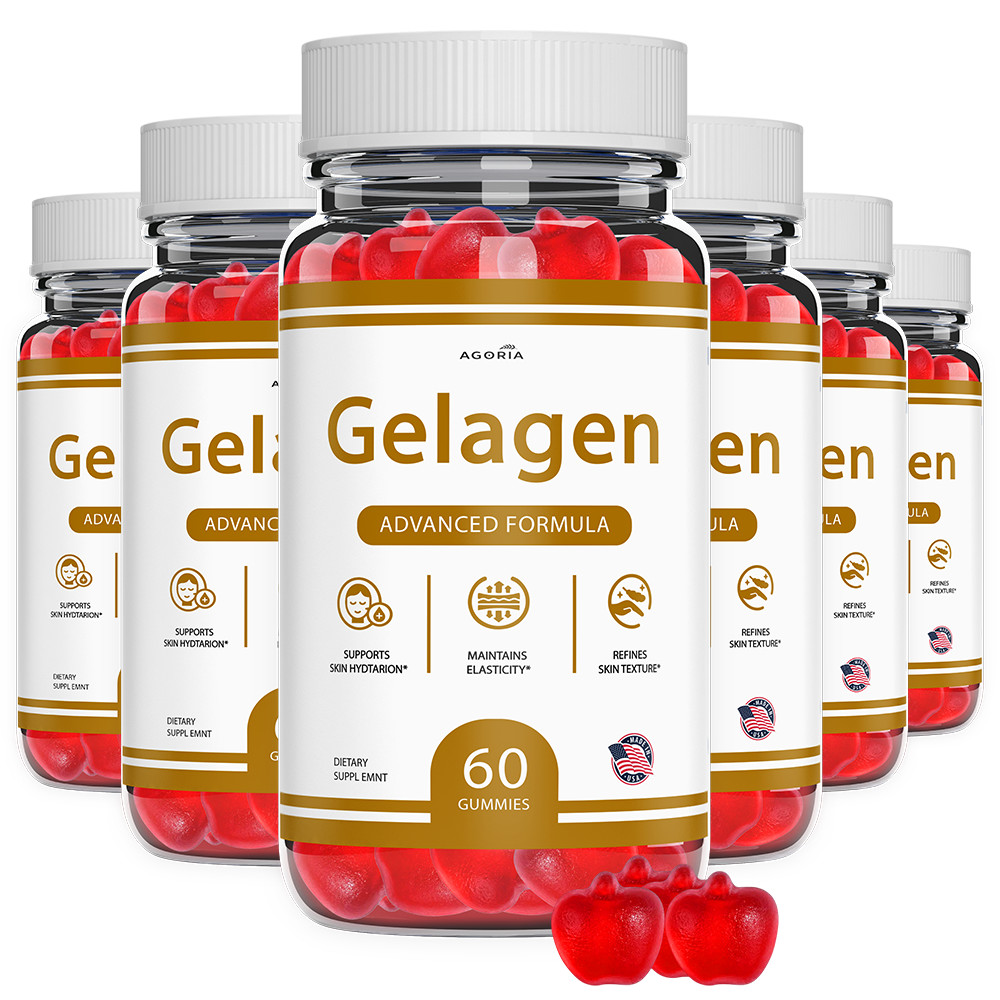 (6 Pack) Gelagen Gummy Advanced Skin Health Support Formula Gela Gen Gummies (6 Pack) Gelagen Gummy Advanced Skin Health Support Formula Gela Gen Gummies