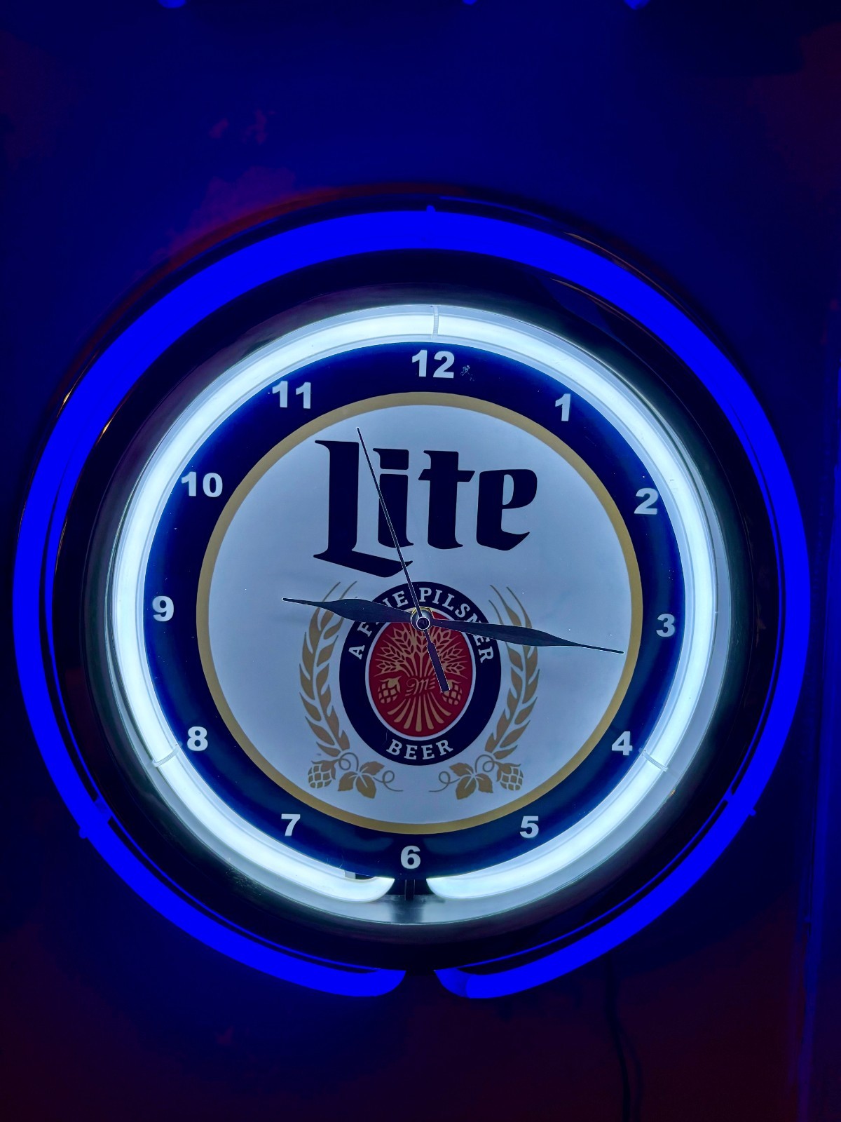 Miller Lite Beer Bar Tavern Pub Man Cave Store Neon Style LED Clock Sign Miller Lite Beer Bar Tavern Pub Man Cave Store Neon Style LED Clock Sign