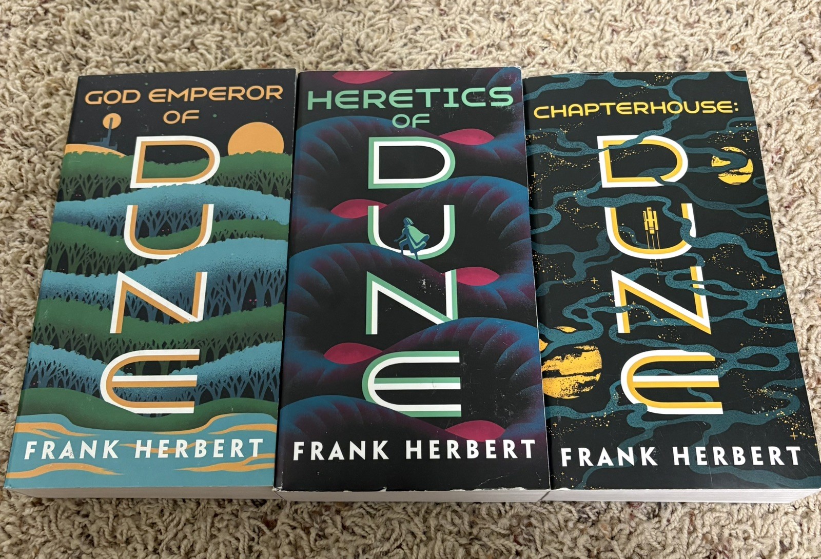 Dune Book Series Set II (3 Books): Chapter house, Heretics, God Emperor Dune Book Series Set II (3 Books): Chapter house, Heretics, God Emperor