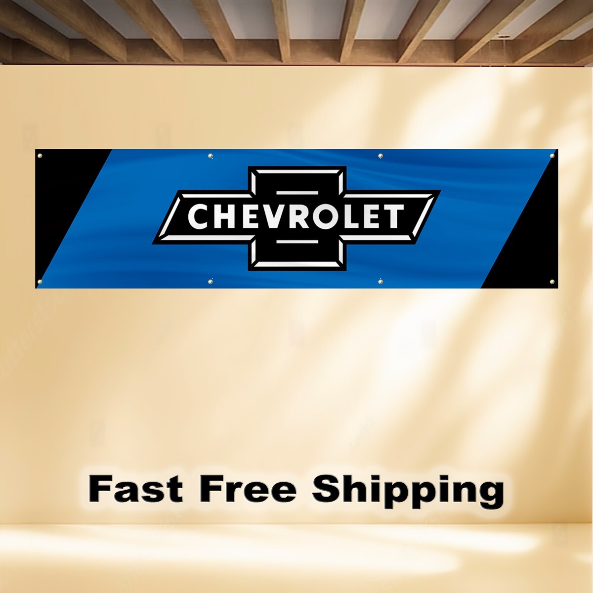 CHEVROLET 2'X8' BANNER FLAG CHEVY CHEVROLET 2'X8' BANNER FLAG CHEVY
