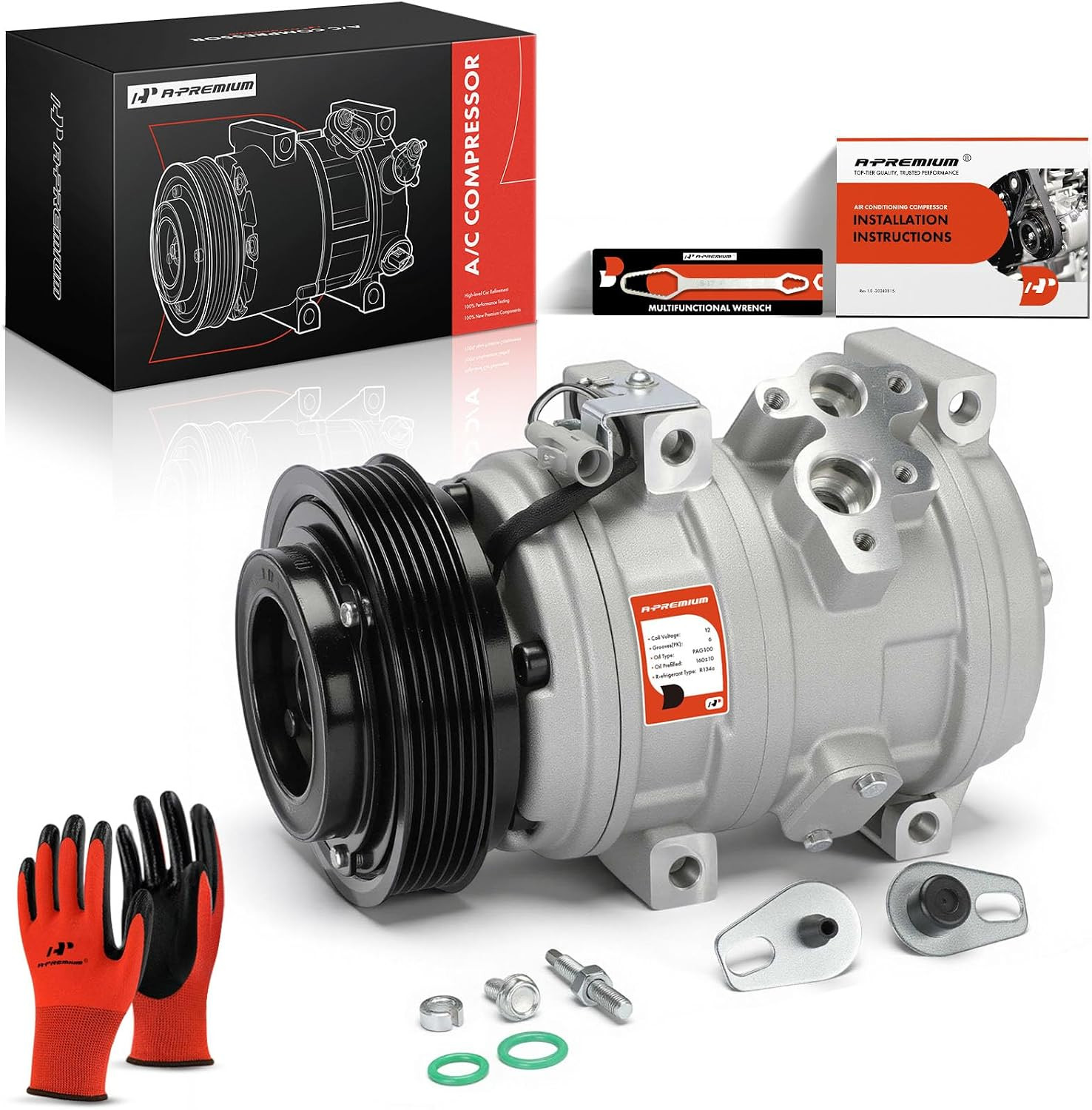 2000-2006 Toyota Tundra 4.7L AC Compressor with Clutch