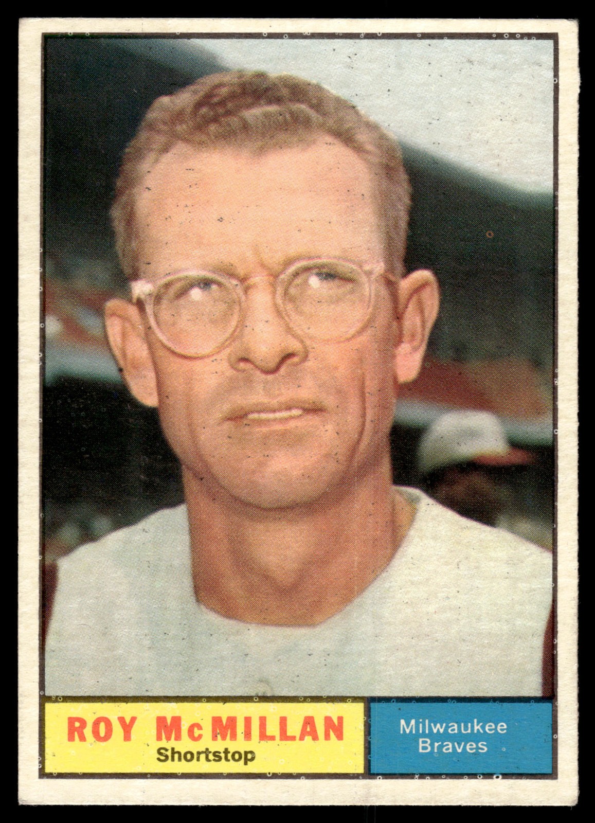 Roy McMillan 1961 Topps #465 Milwaukee Braves