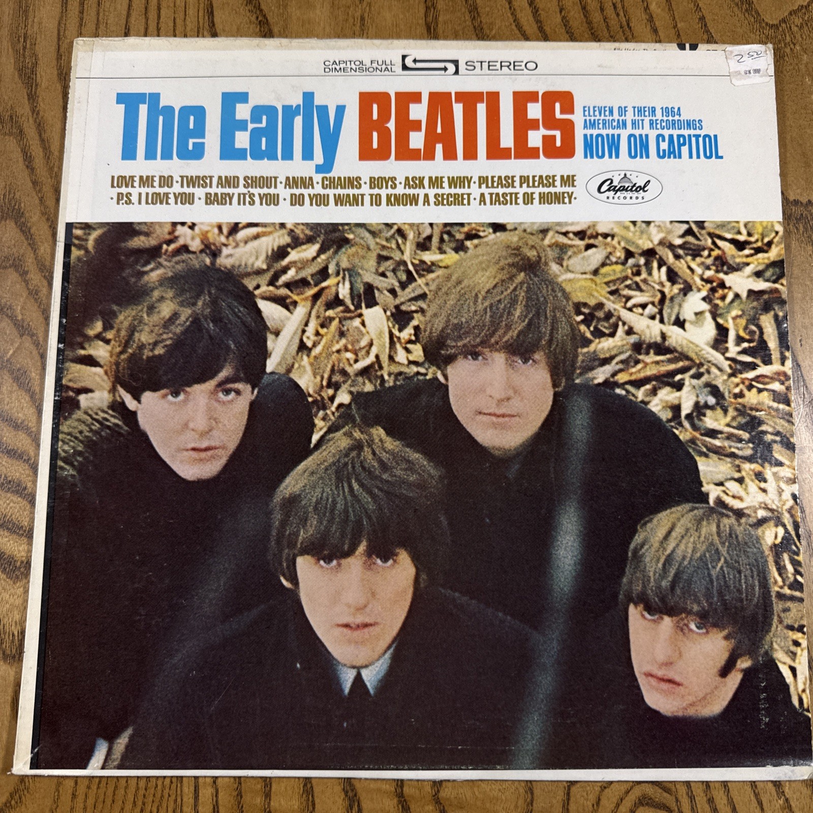 The Beatles The Early Beatles LP 1965 ST-2309 Columbia Contract Pressing 5 EX/EX The Beatles The Early Beatles LP 1965 ST-2309 Columbia Contract Pressing 5 EX/EX