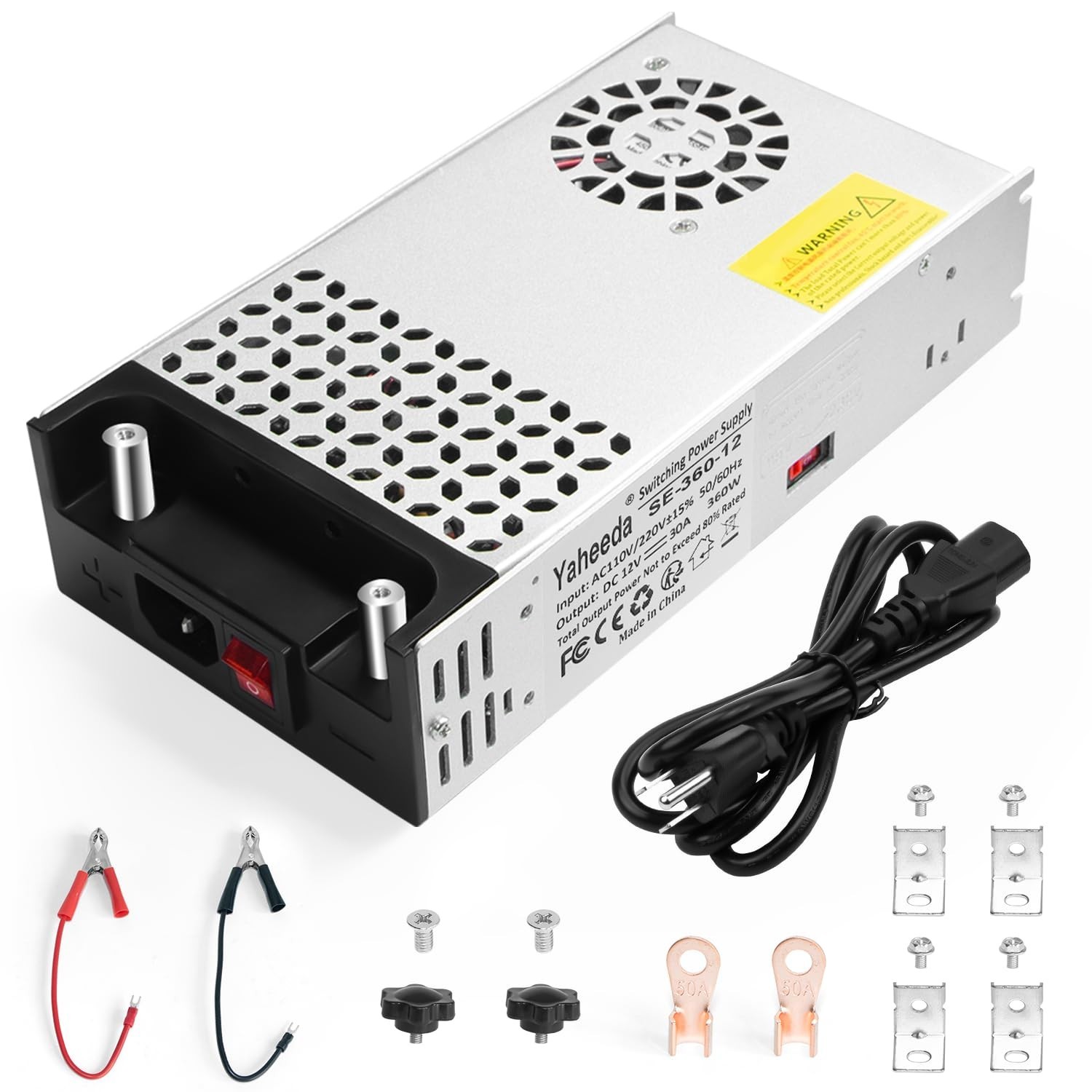 New Version Converter, 110V AC to 12V DC Converter Power Supply 12V 360W 30A ... New Version Converter, 110V AC to 12V DC Converter Power Supply 12V 360W 30A ...