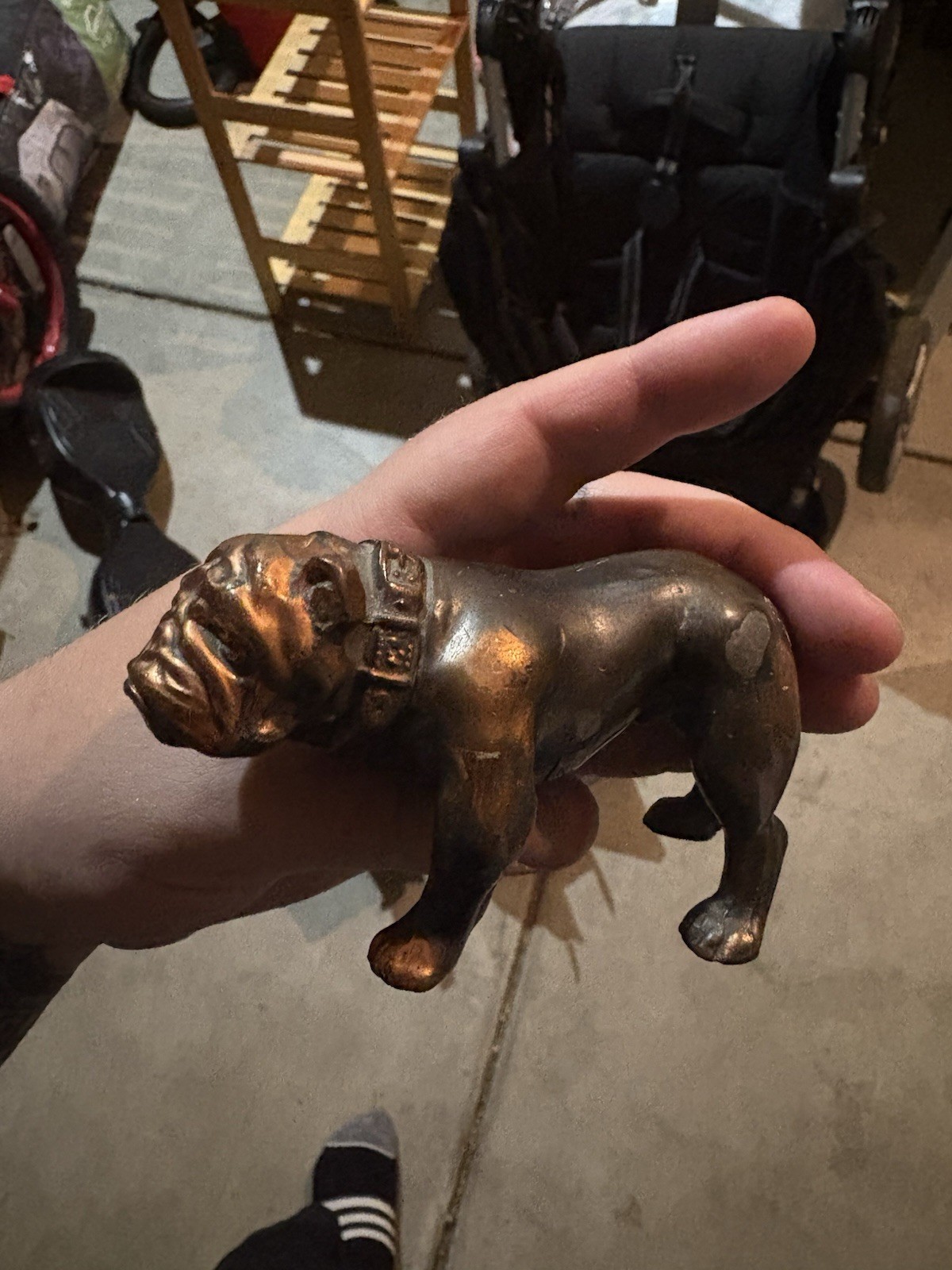 Vintage / Antique Bronze English Bulldog Figurine Paperweight Vintage / Antique Bronze English Bulldog Figurine Paperweight