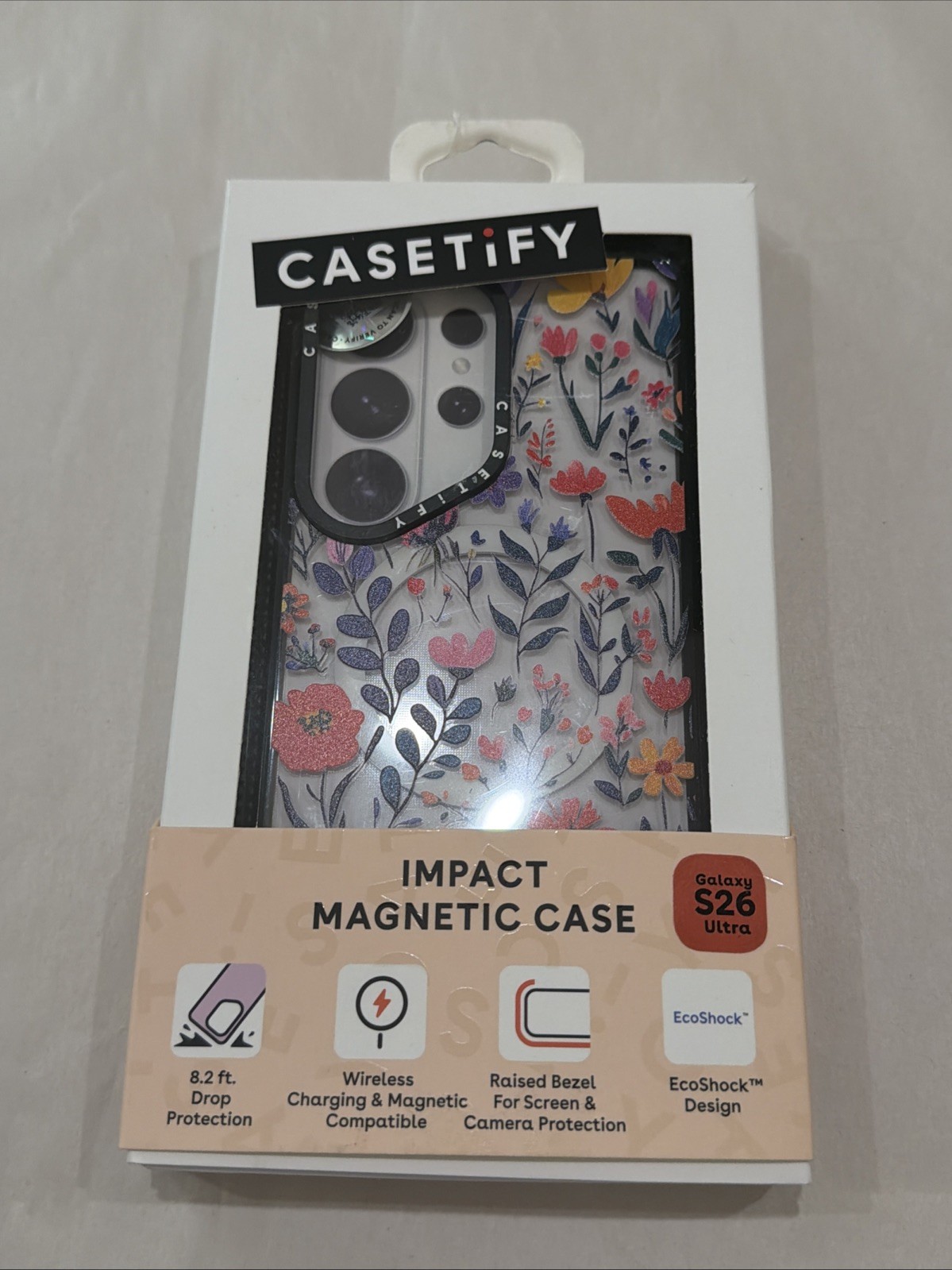 GENUINE CASETiFY Impact Magnetic Case for Samsung Galaxy S26 Ultra Floral OPENEW GENUINE CASETiFY Impact Magnetic Case for Samsung Galaxy S26 Ultra Floral OPENEW