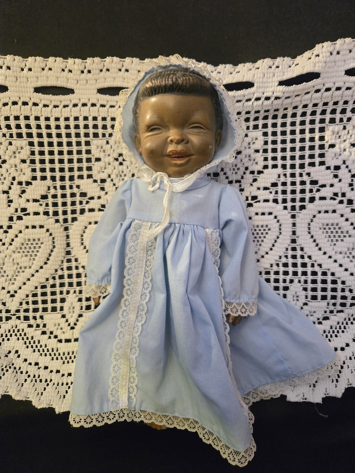 Vintage Black baby doll 1930-1940s Rubber Soft Unmarked Vintage Black baby doll 1930-1940s Rubber Soft Unmarked