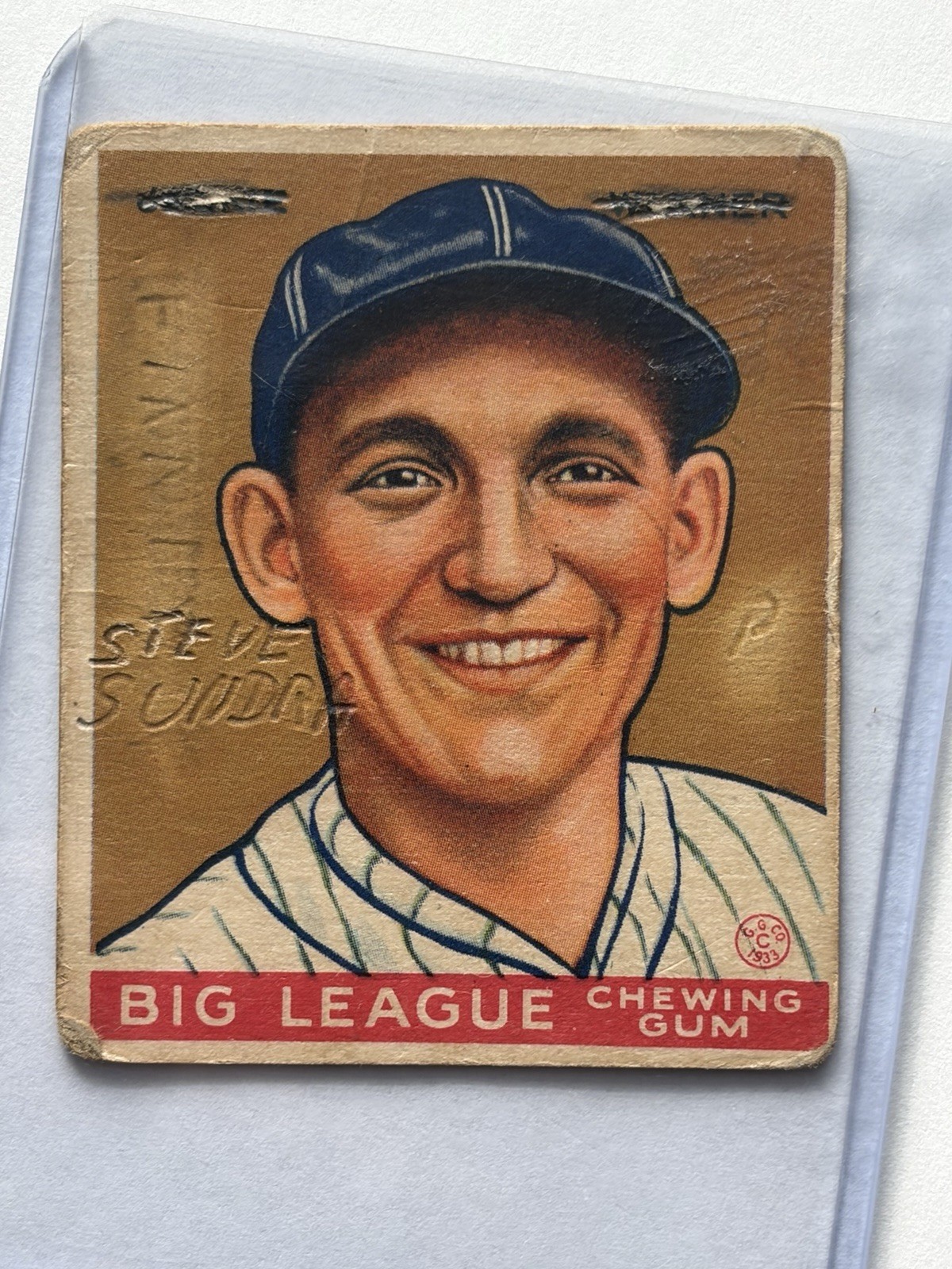 1933 Goudey Big League Chewing Gum - R319 Jack Warner #178 (RC)