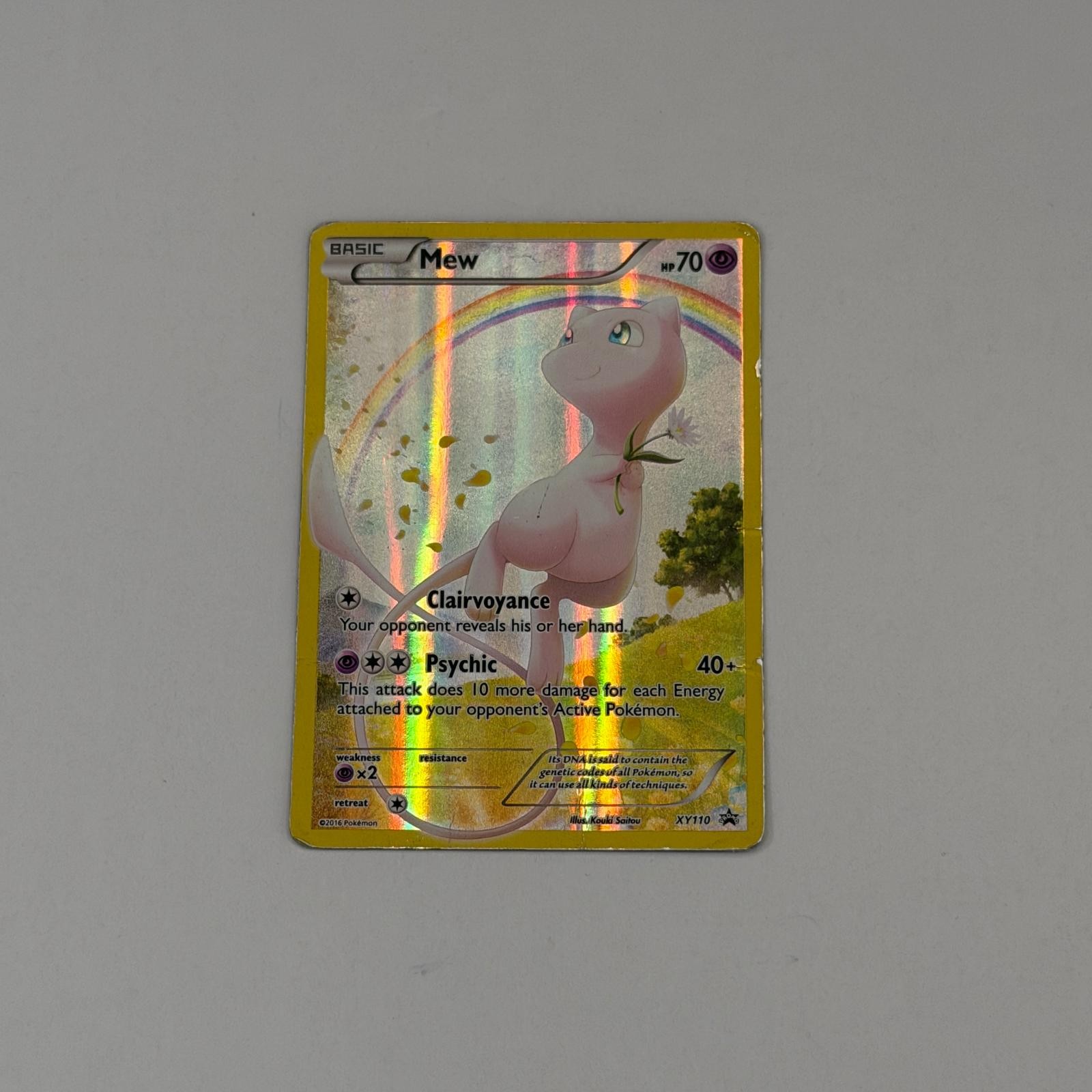 MEW XY110 XY Promo DMG Holo Pokemon