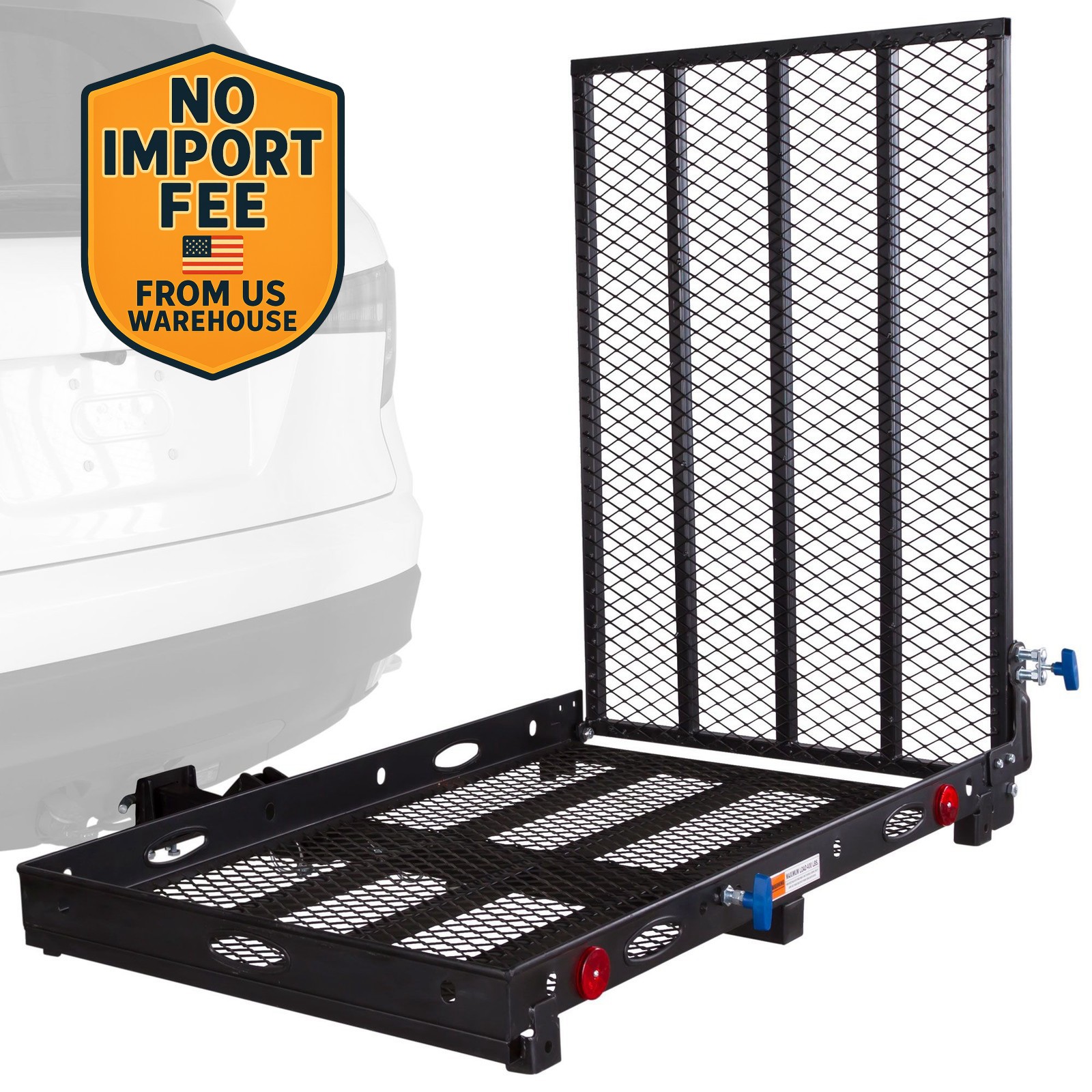 Titan Ramps Hitch-Mounted Wheelchair and Scooter Carrier - 400 lb. Capacity