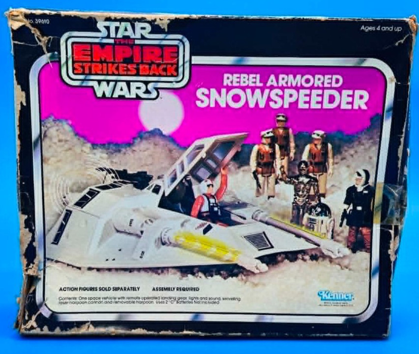 Vintage 1980 Kenner Star Wars ESB Snowspeeder Snow Speeder COMPLETE MIB