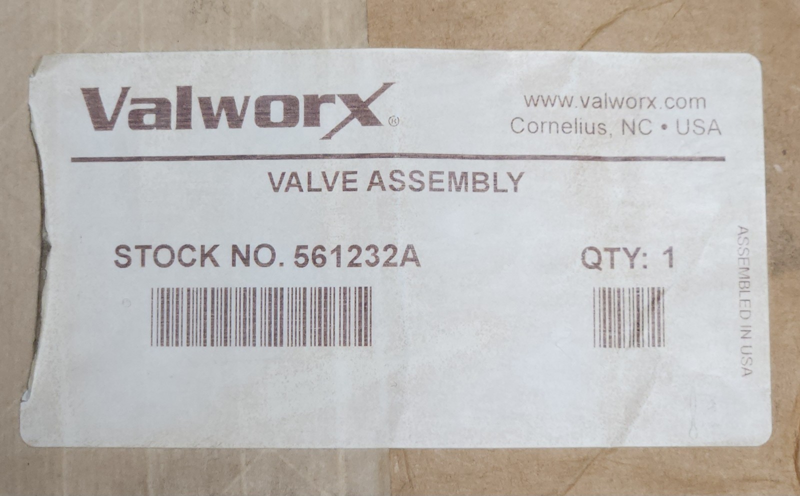VALWORX 561232A 561085A Electric Actuated 4\