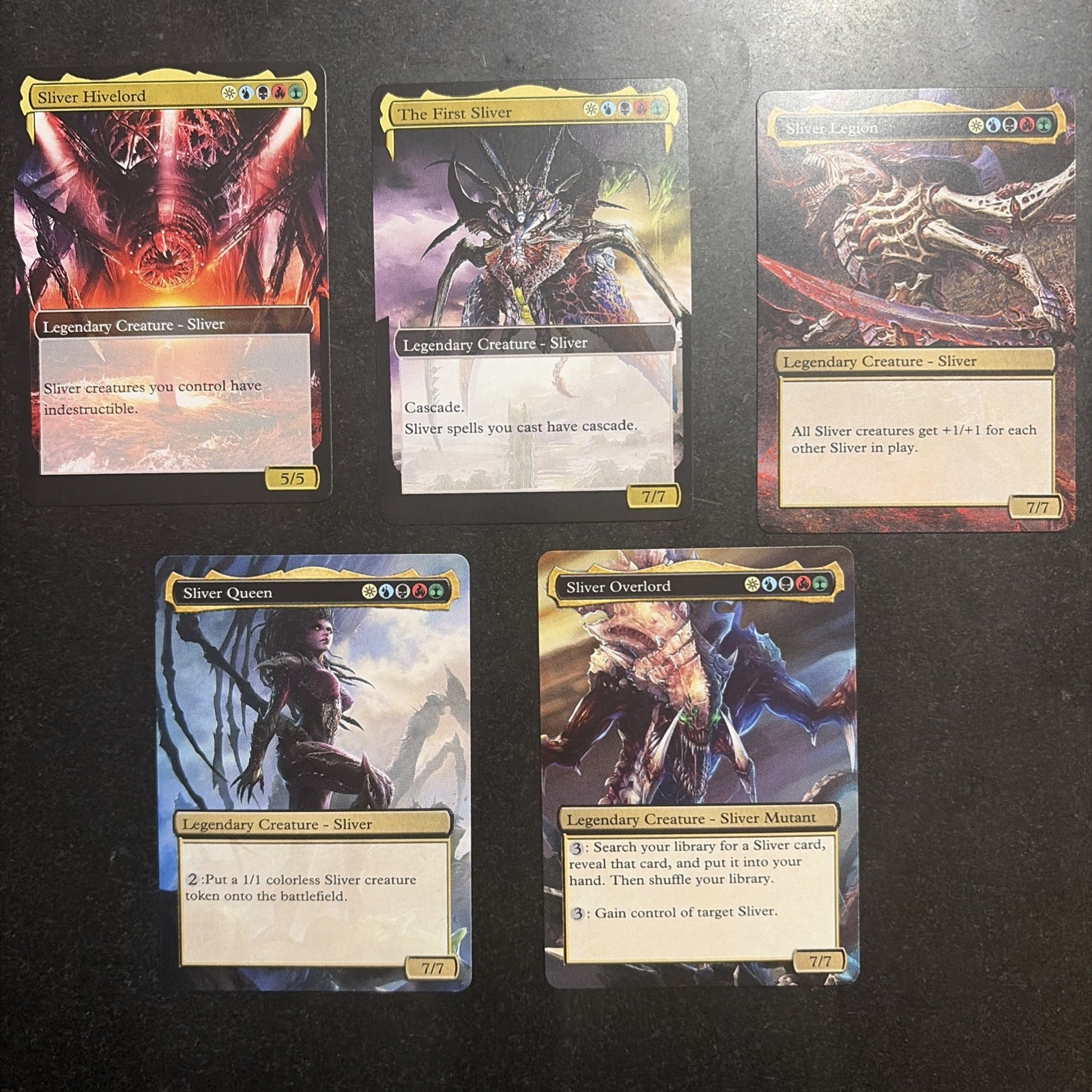 Sliver Queen Sliver Overlord Legion Hivelord The First Sliver - Altered Art