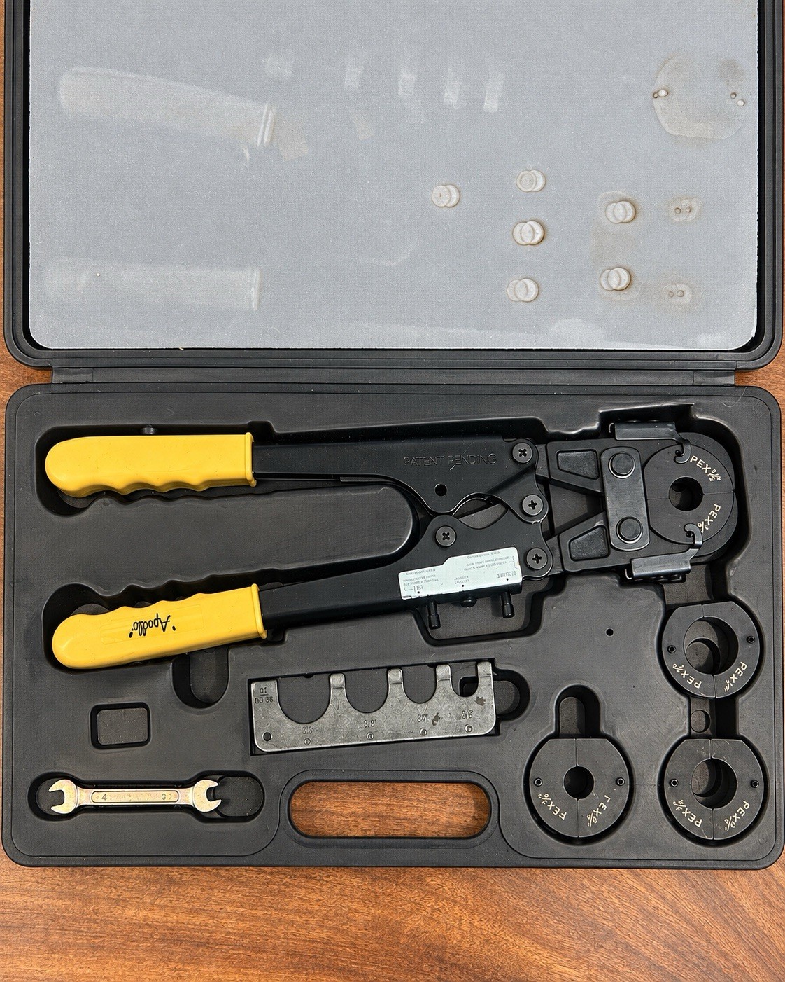 Apollo PEX-B Multi Head Crimp Tool Kit 69PTKH0015K with Hard Case