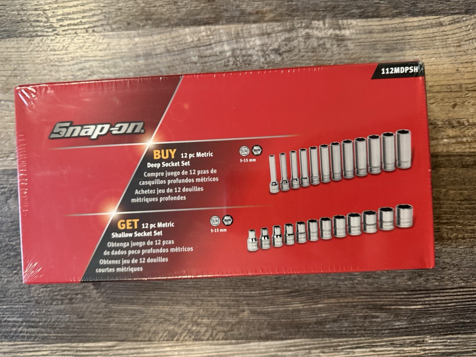 NEW Snap-on 24pc 1/4\ NEW Snap-on 24pc 1/4\