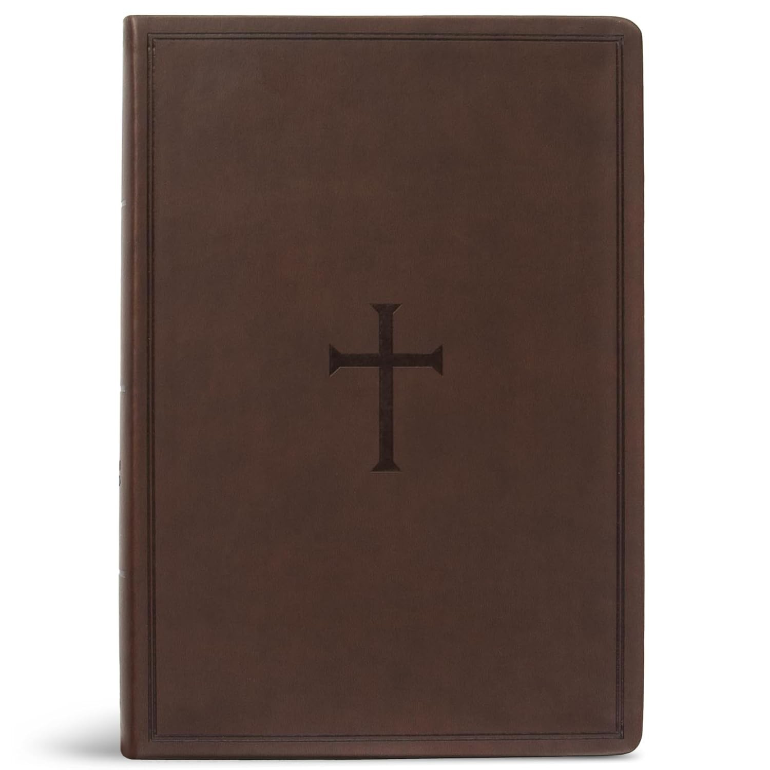 New CSB Super Giant Print Reference Bible Brown Faux Leather Maps Concordance...