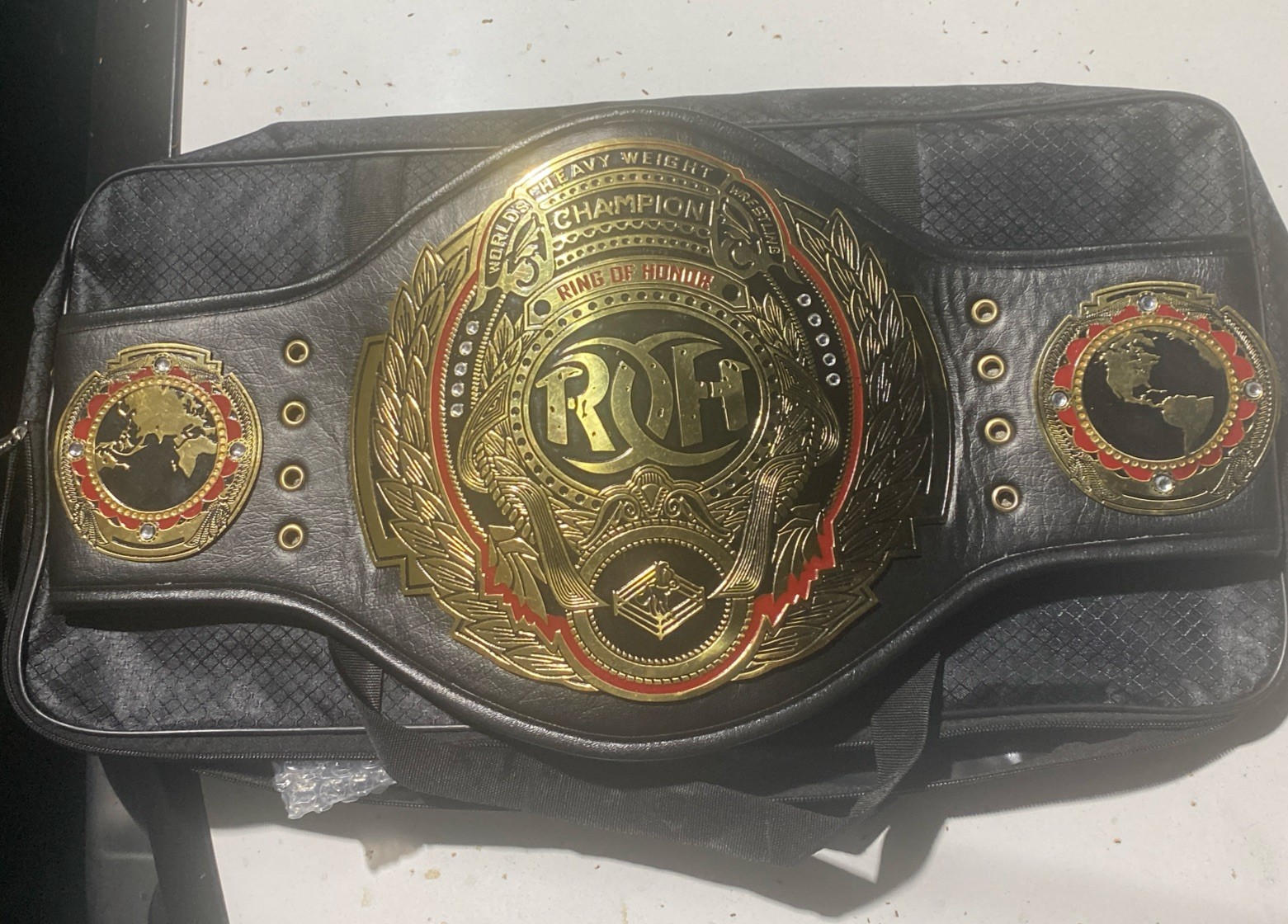 Figs Inc ROH World Heavyweight Championship Belt Official Replica Figs Inc ROH World Heavyweight Championship Belt Official Replica
