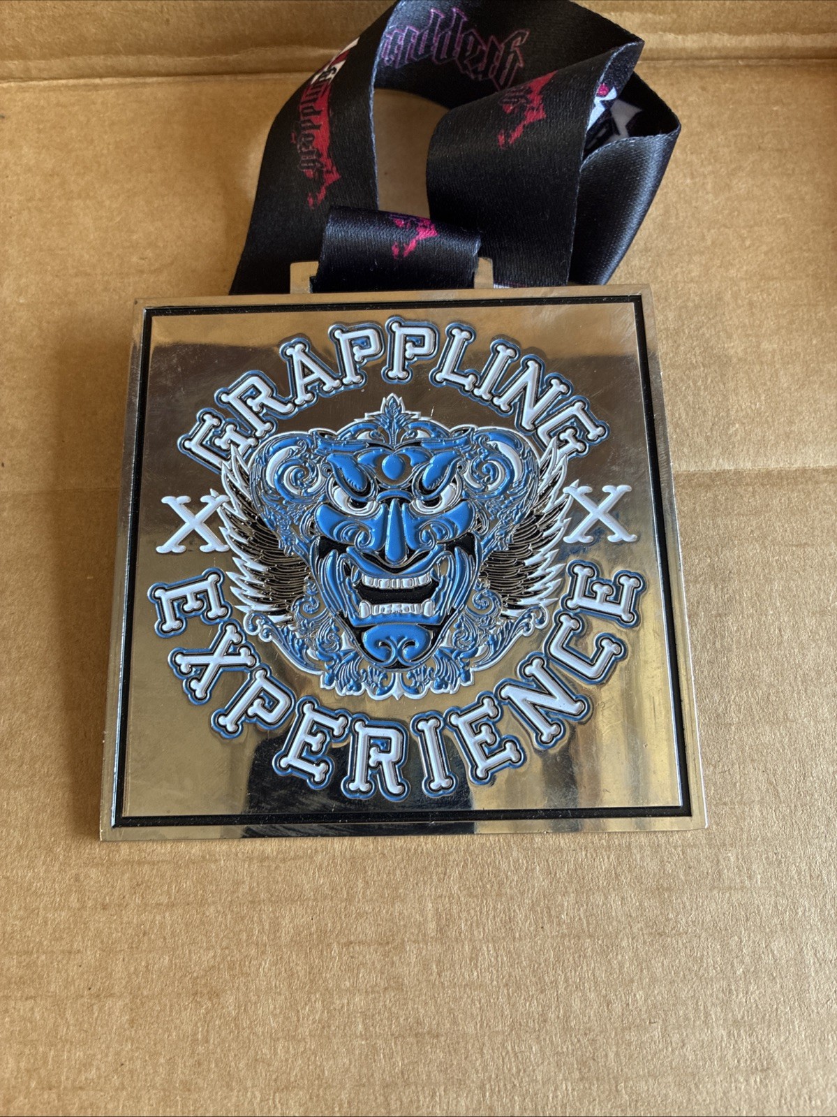 North America Grappling Association NAGA Combat Fighting Medal Silver