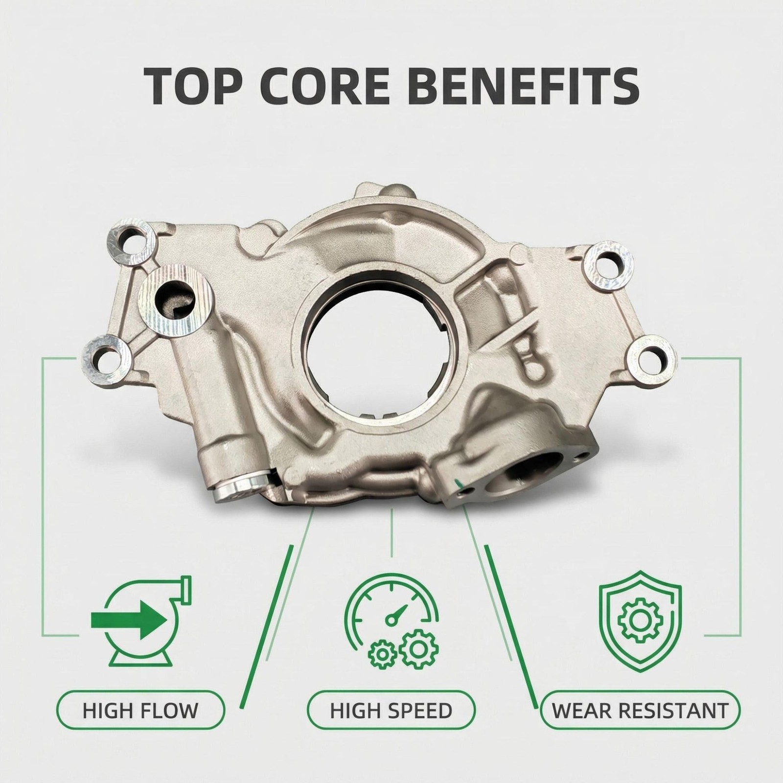 High Volume Oil Pump  For 4.8L 5.3L 6.0L Silverado GMC Sierra