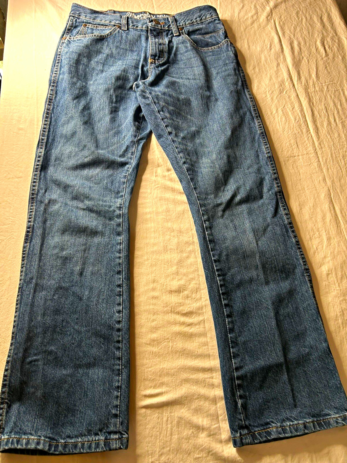 Wrangler Retro Relaxed Boot Bootcut Jeans Blue Medium Wash Denim 29x30